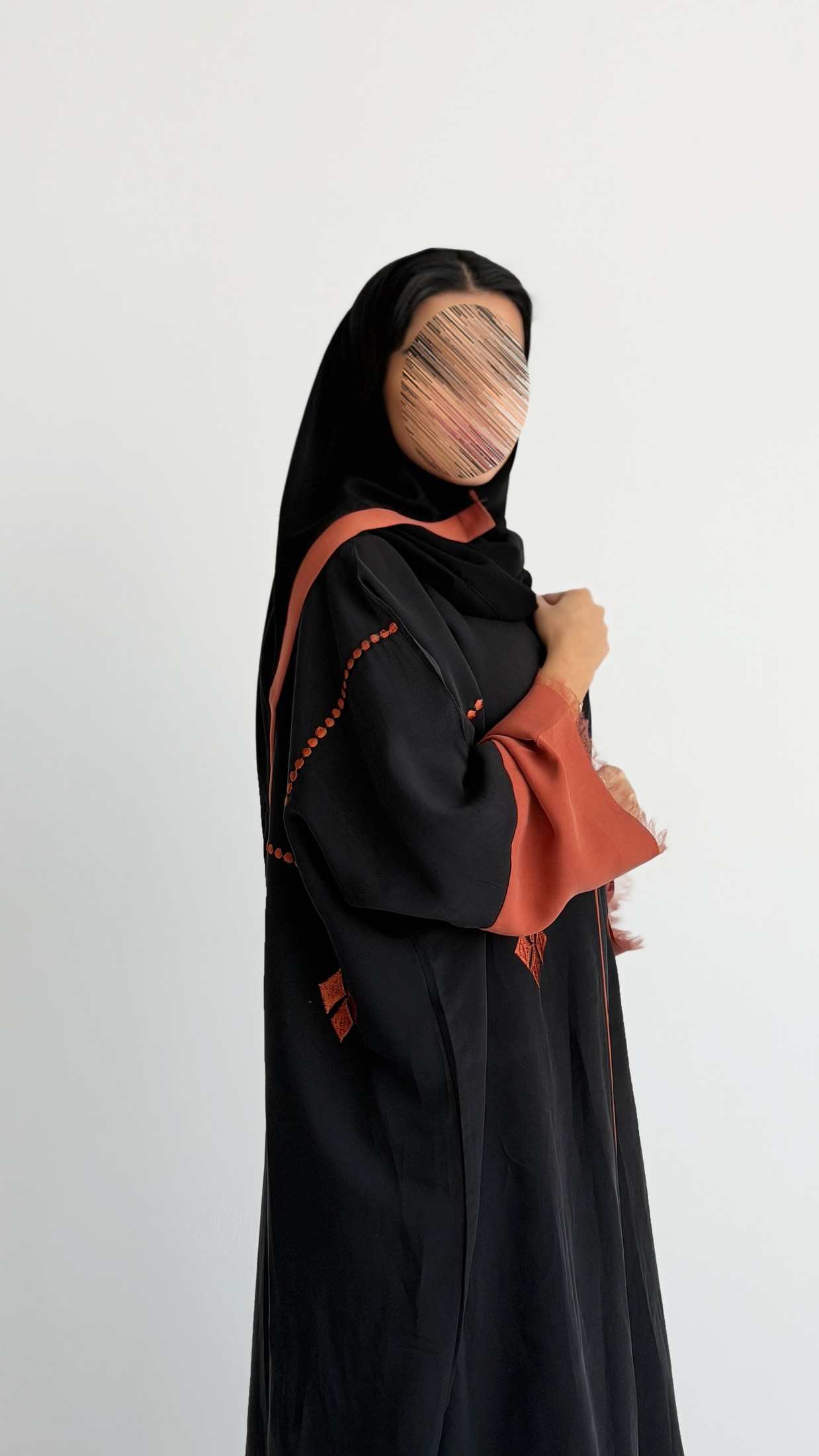 MWT1219 - عباية تطريز صيفي |Summer Embroidered Abaya - Aya