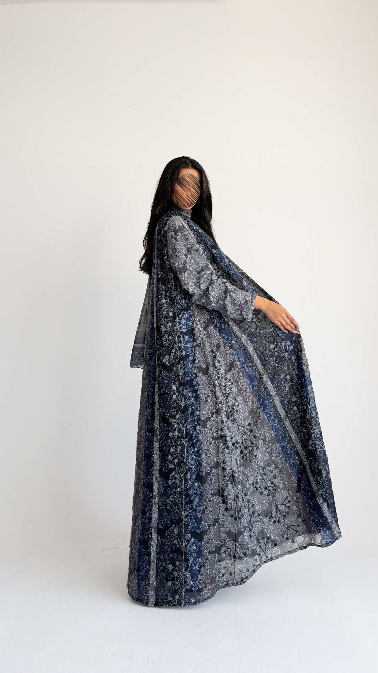 MWT1365 عباية طباعة | Printed Abaya - Aya