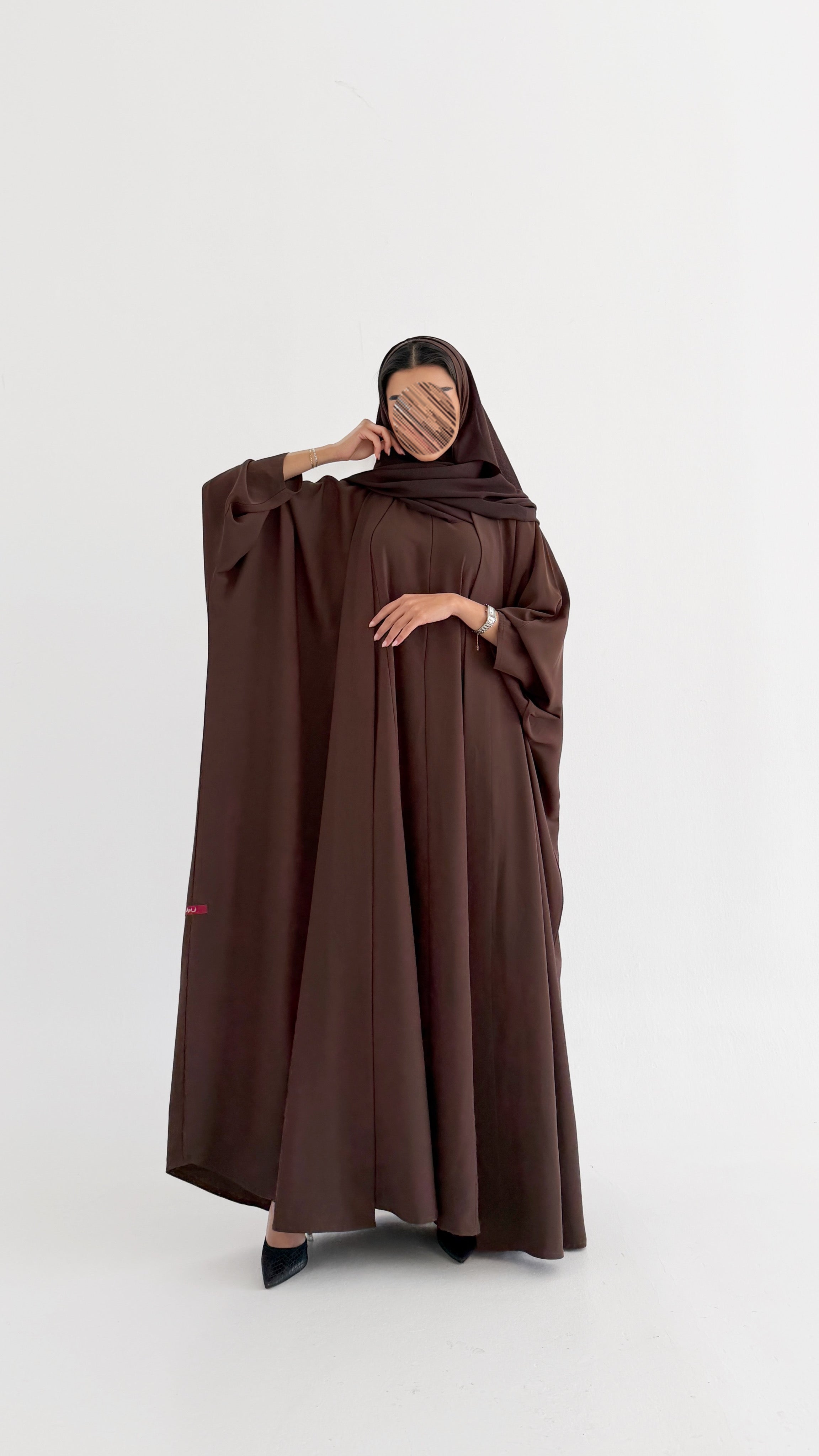 MW2014 - عباية كريب مع فستان كريب - Aya