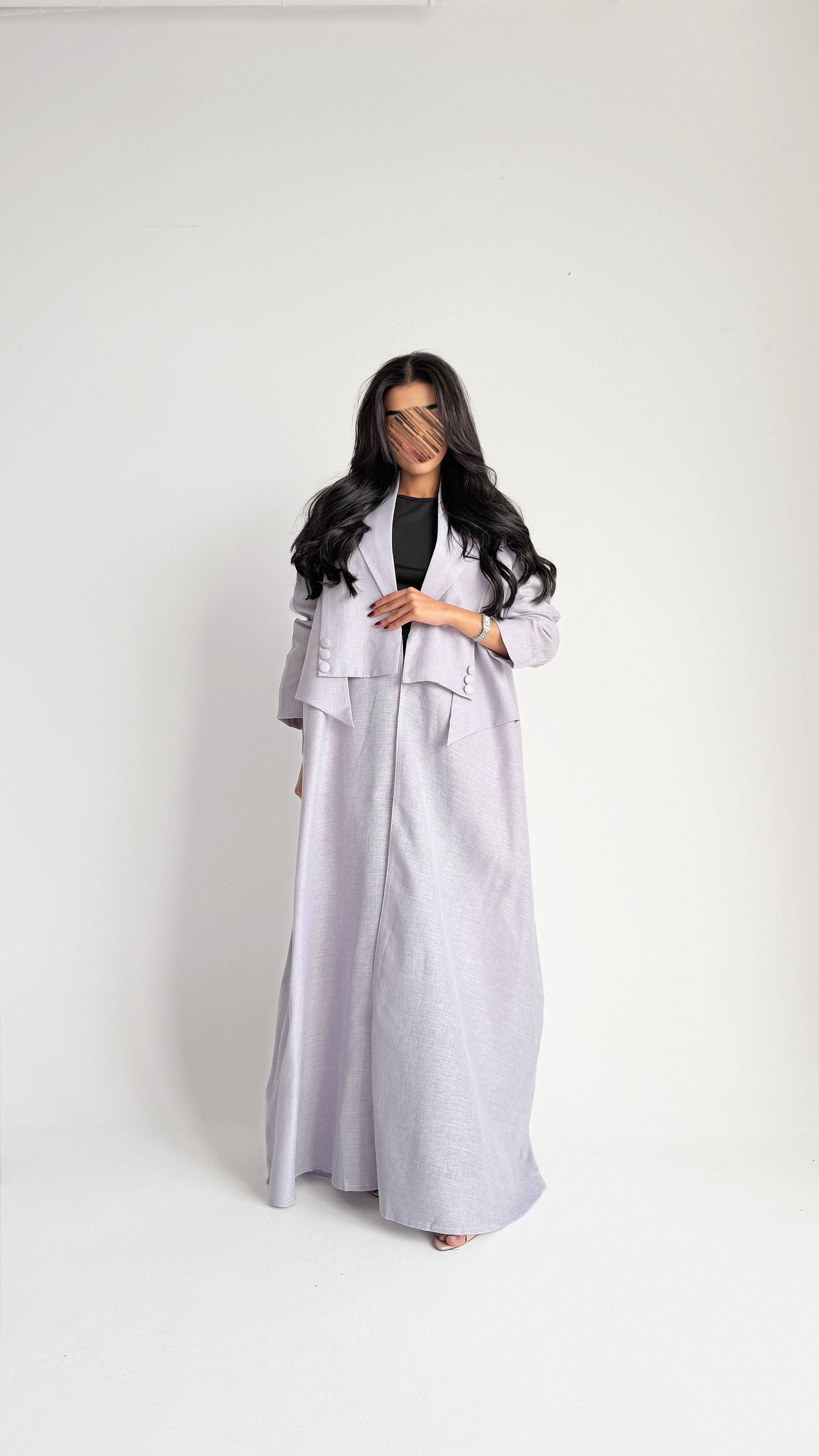 MW1501 - عباية لنن بيج صيفية - Aya