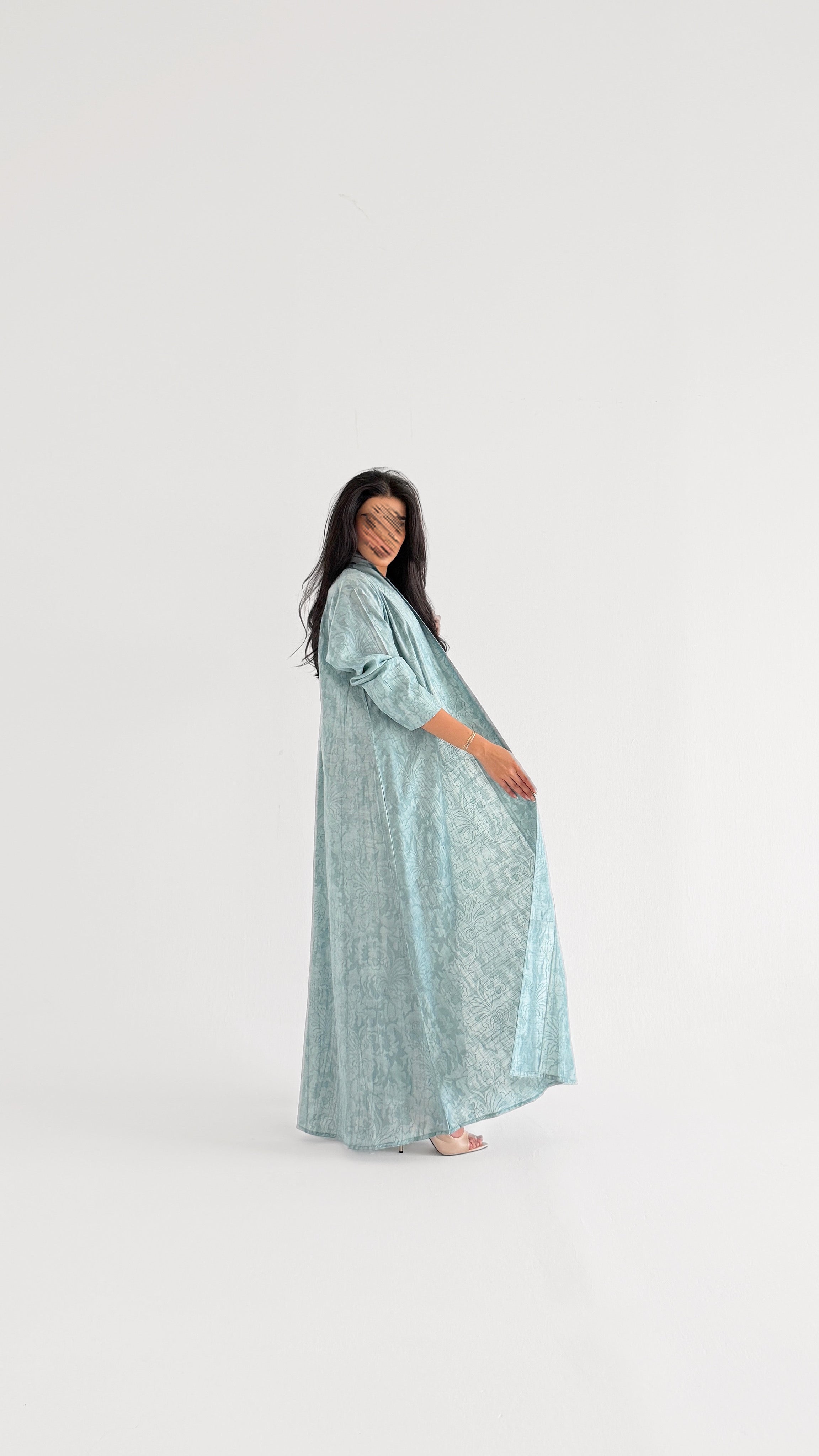 MWT5076 - لينن سماوي مورد قصة كلوش - Aya