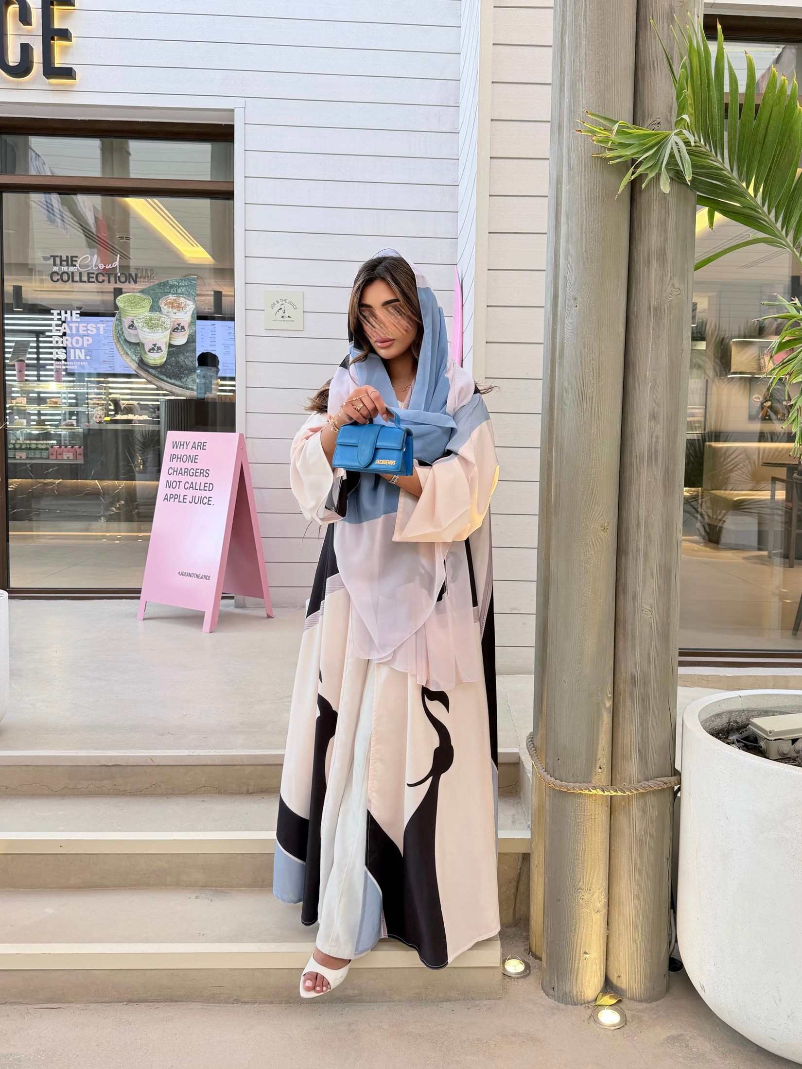 MWT1144 - عباية طباعة | Printed Abaya - Aya