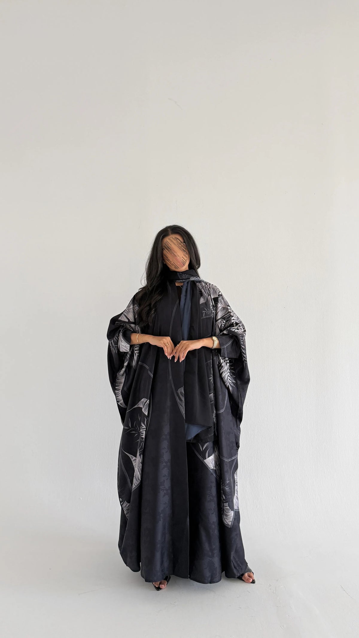 MWT1431 عباية طباعة | Printed Abaya - Aya