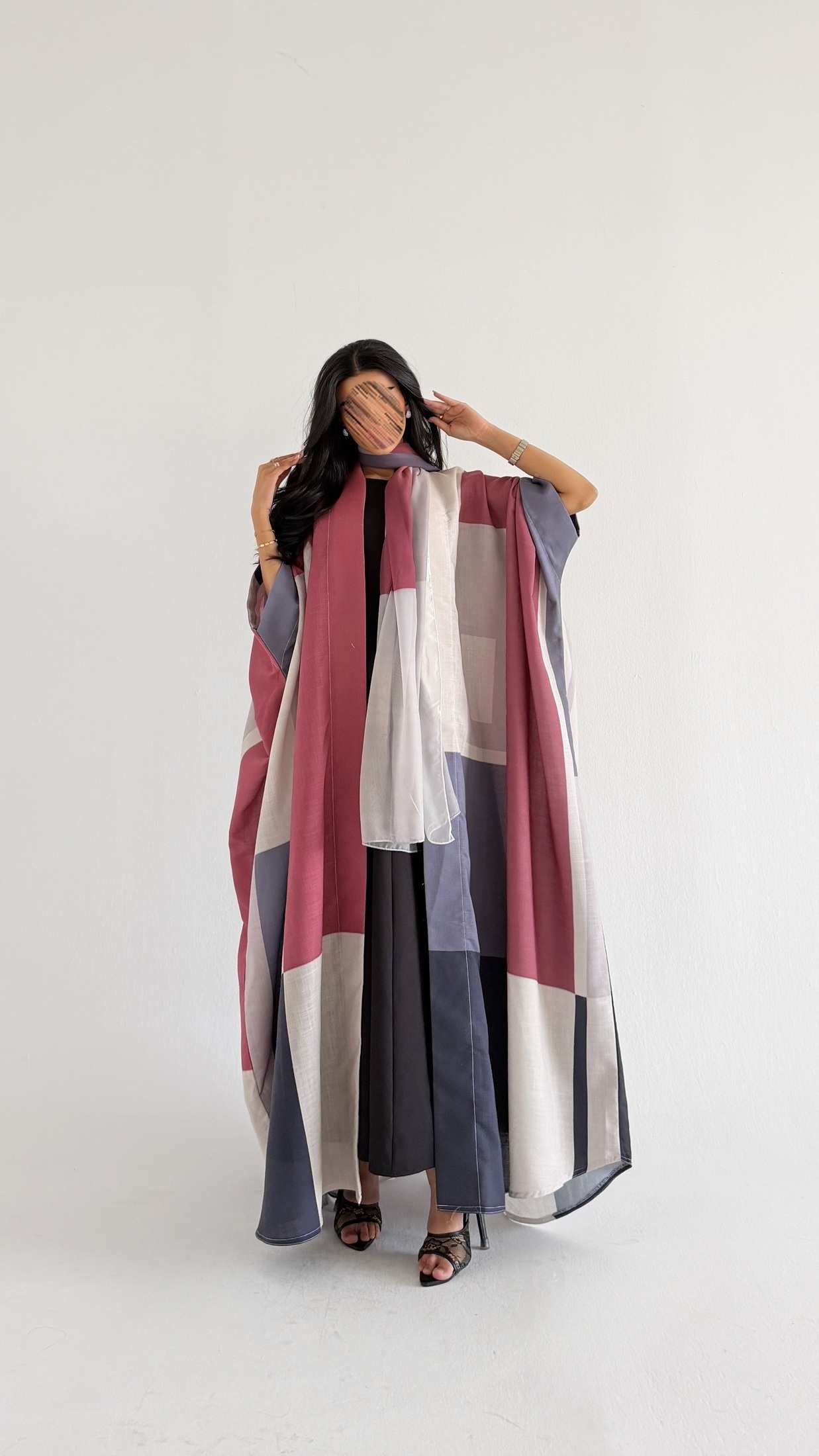 MWT1516 عباية طباعة | Printed Abaya - Aya