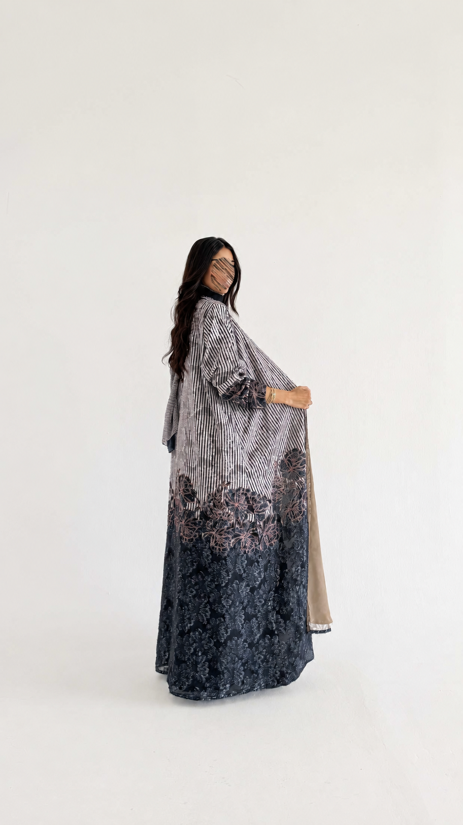 MWT1359 عباية طباعة | Printed Abaya - Aya