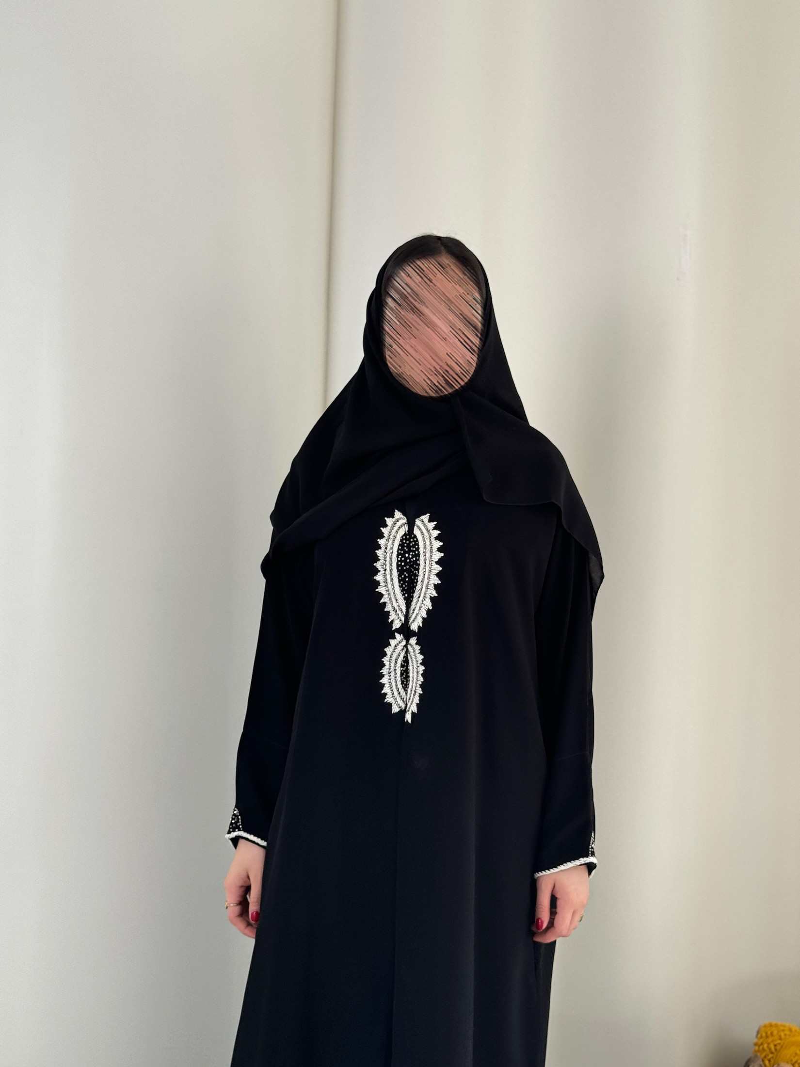 MWT4274 - عباية سيراميك بشك أمامي وخلفي - Aya