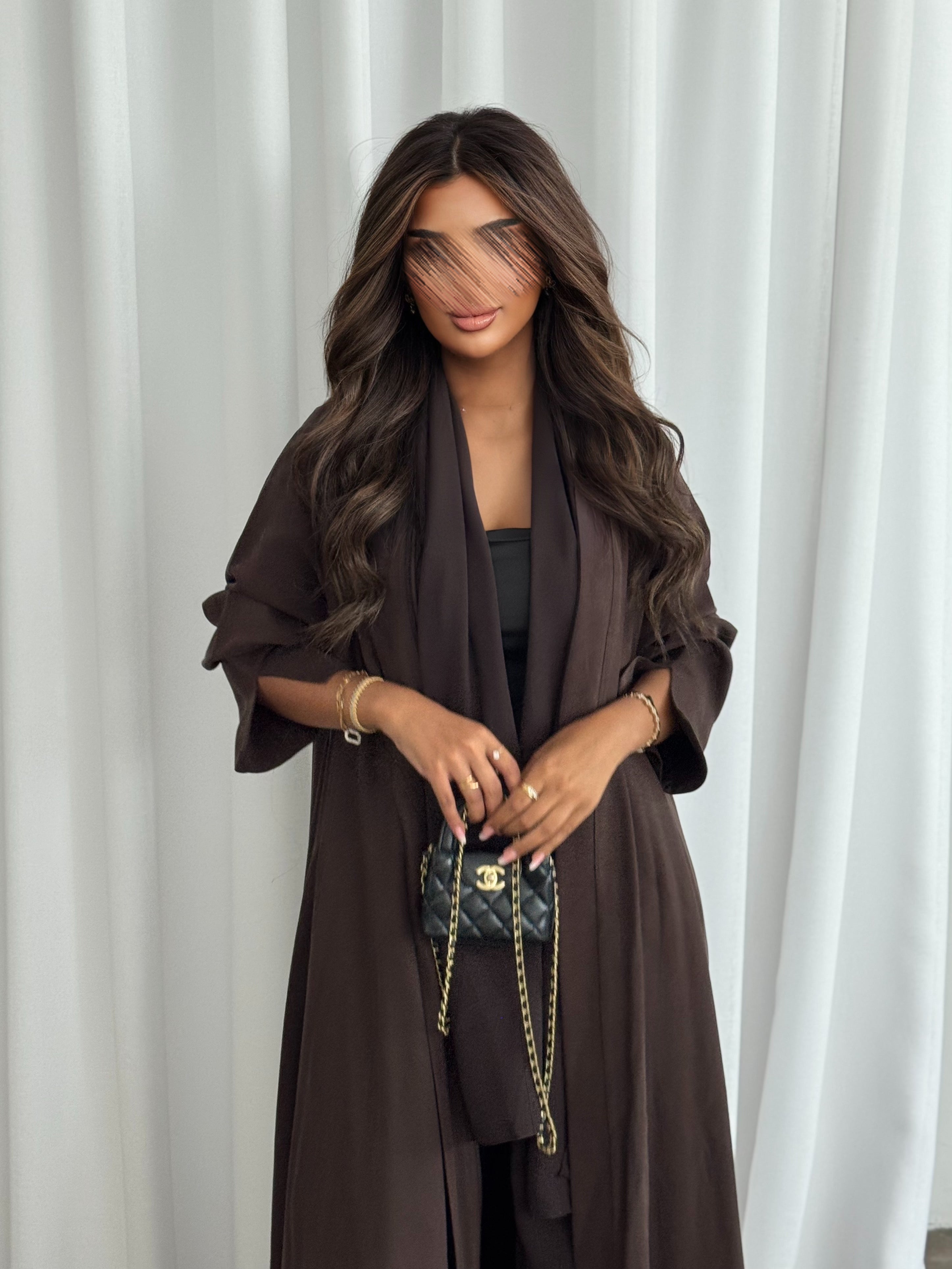 MWT436 - عباية بنيه سادة - Aya