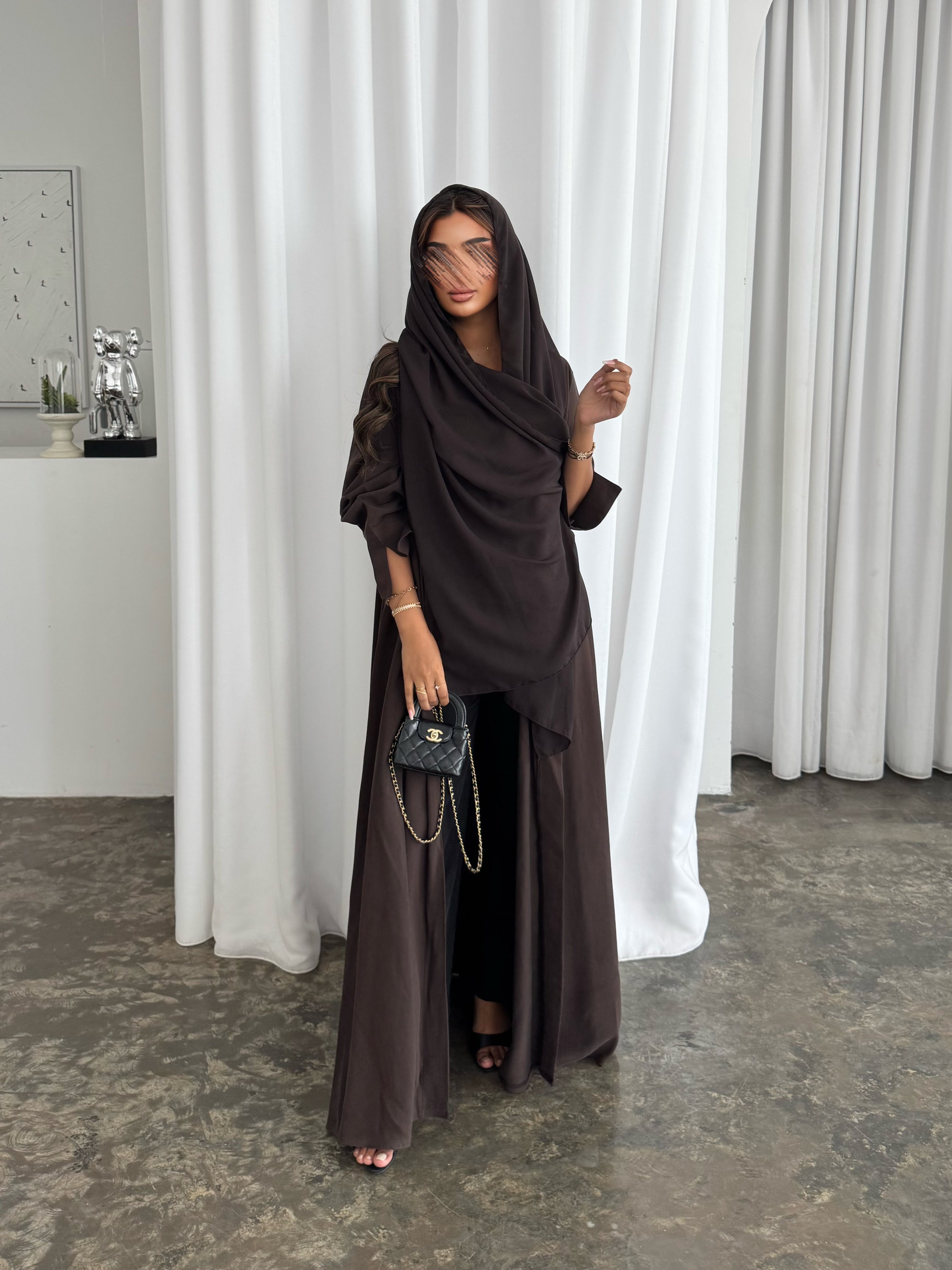 MWT436 - عباية بنيه سادة - Aya