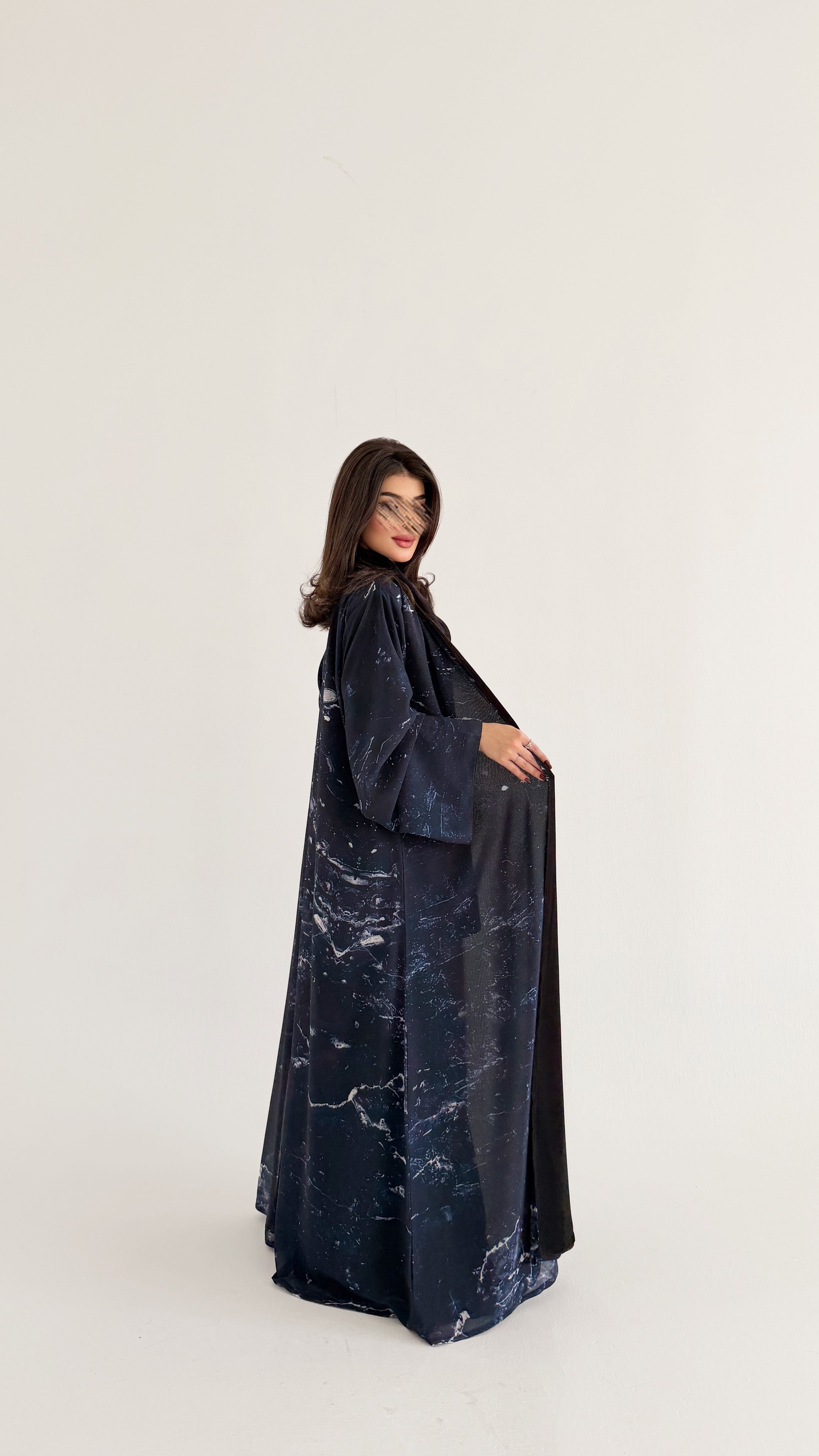 MWT1070 - عباية طباعة | Printed Abaya - Aya