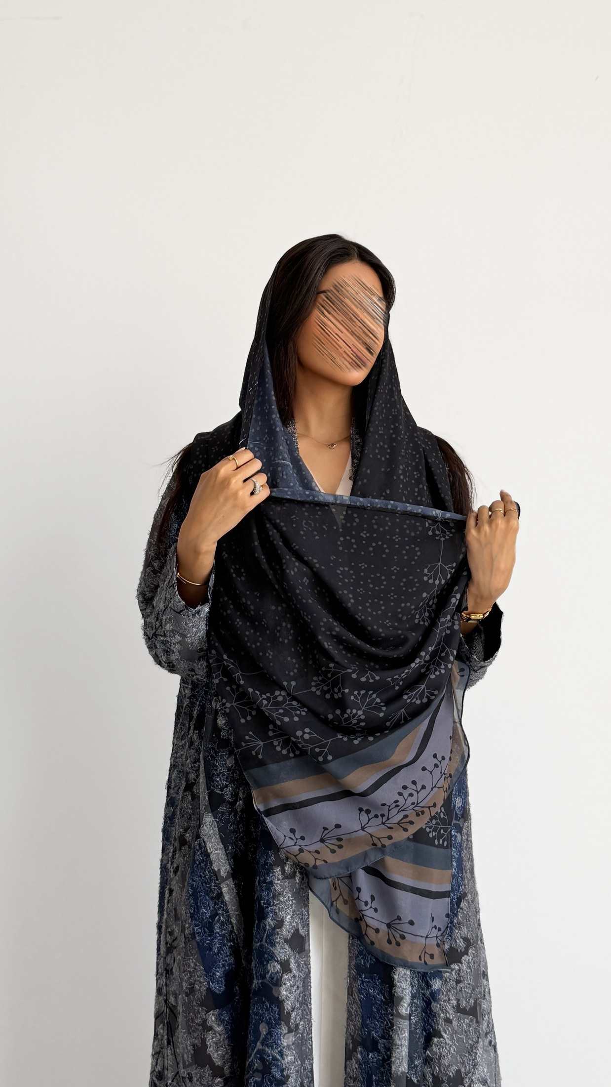 MWT1365 عباية طباعة | Printed Abaya - Aya