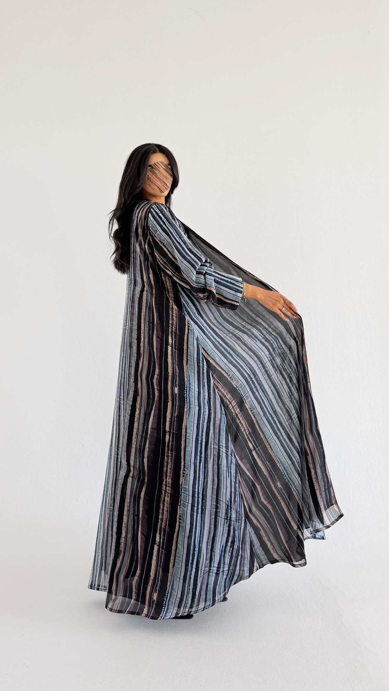 MWT2099 - Summer Printed Abaya | عباية صيفية طباعة - Aya