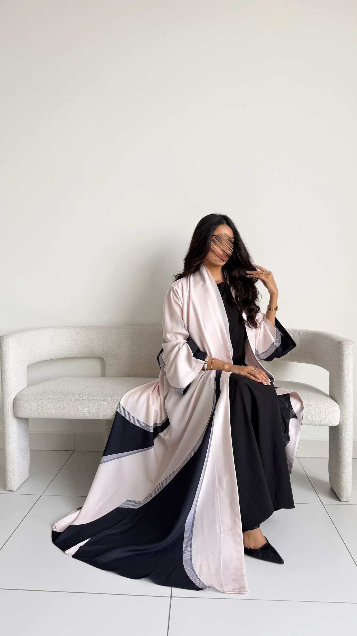 MWT1138 - عباية طباعة | Printed Abaya - Aya