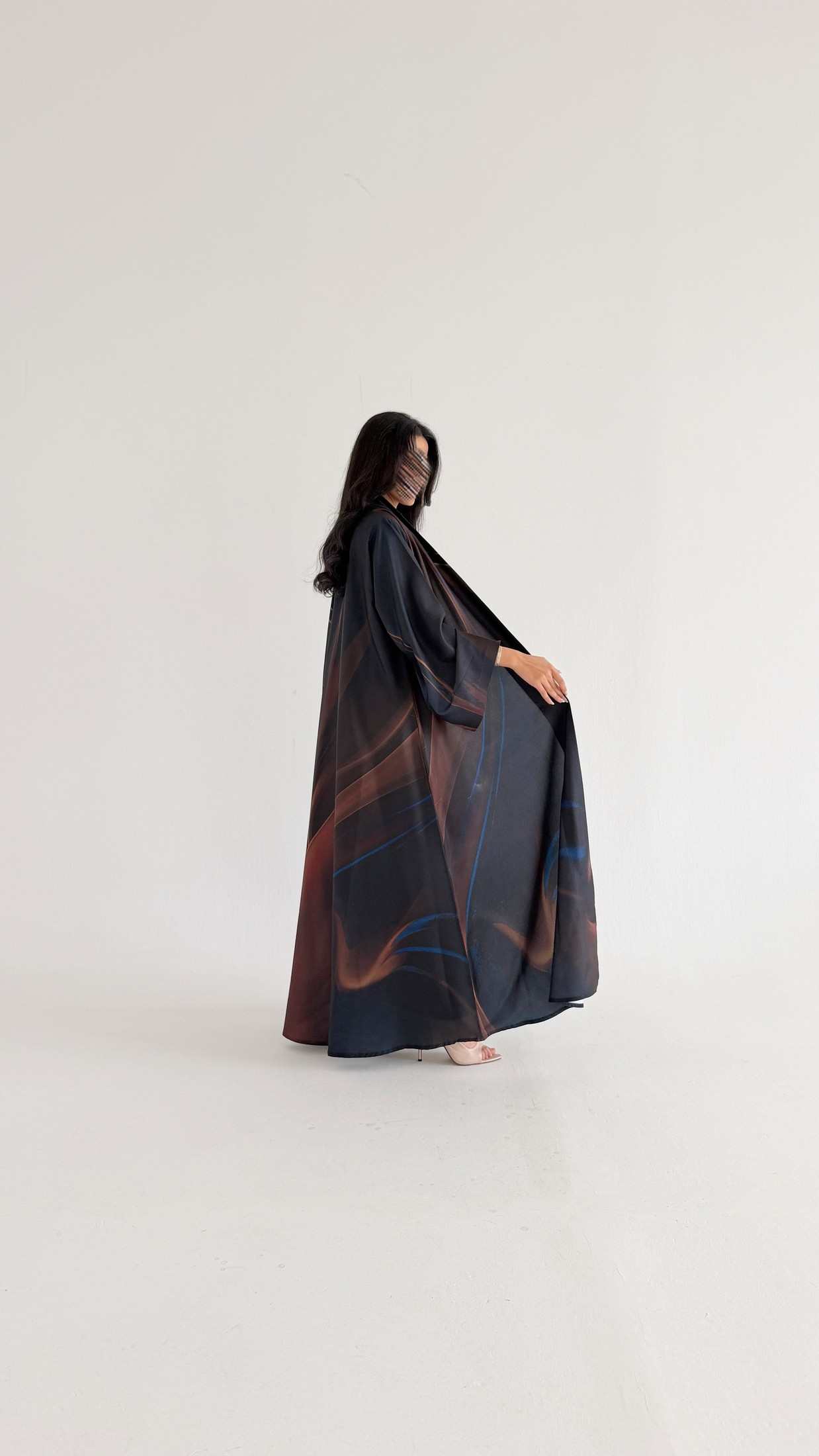 MWT1145 - عباية طباعة | Printed Abaya - Aya