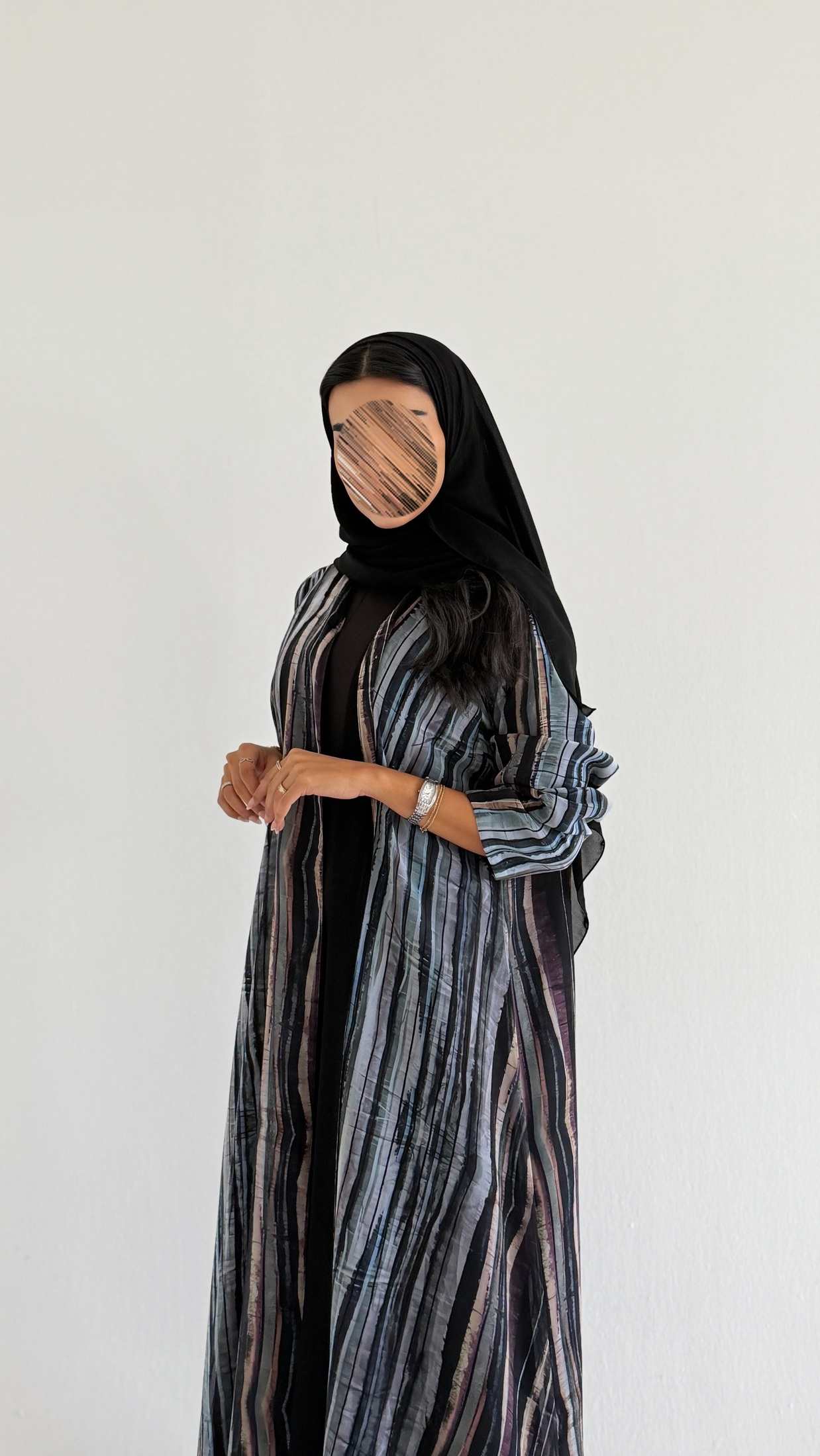 MWT2099 - Summer Printed Abaya | عباية صيفية طباعة - Aya
