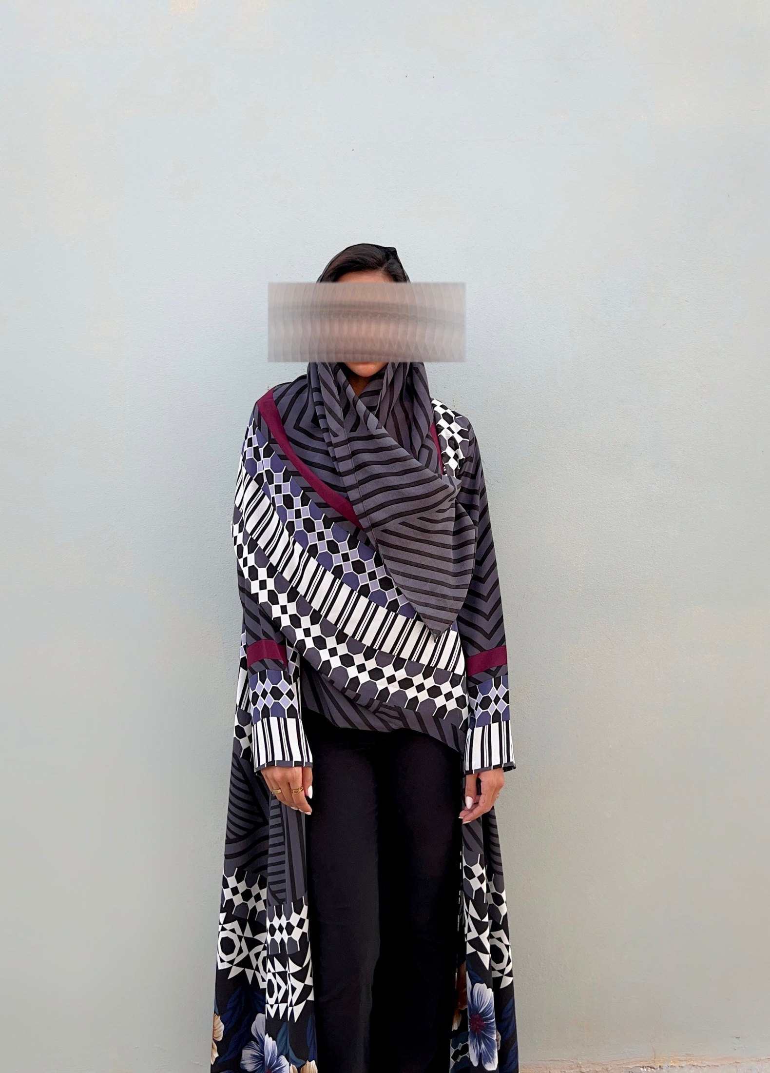 MWT460 - عباية طباعة - Aya