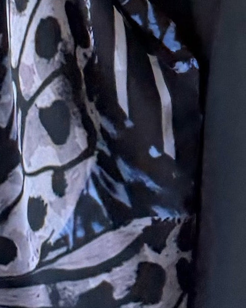 MWT5157 - بلاك بيري مع شيفون طباعه - Aya