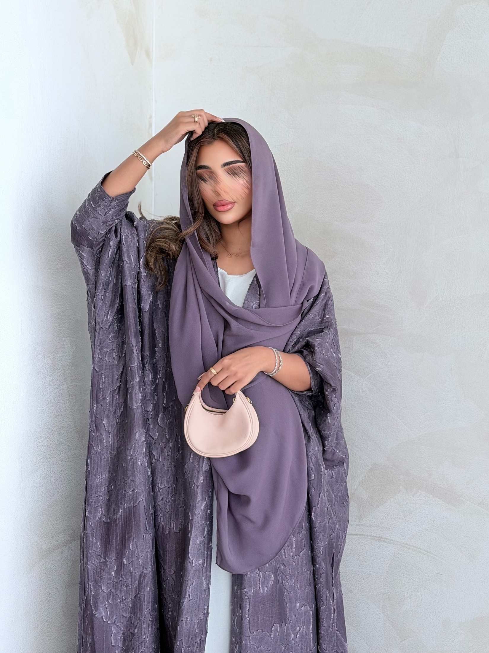 MWT2122 - عباية كريب يومية - Aya