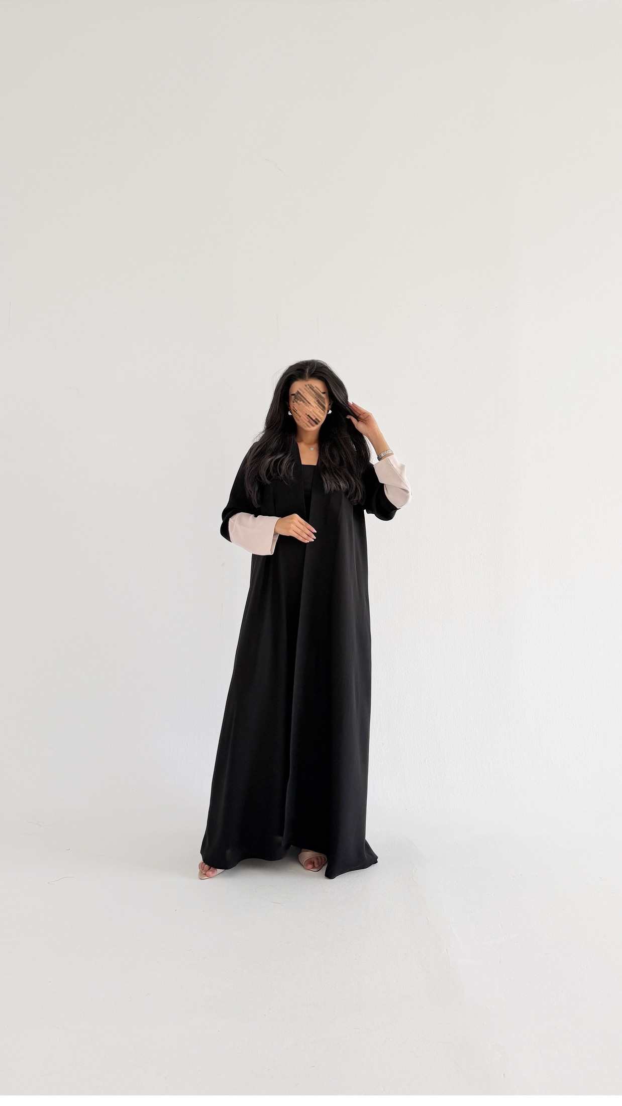 MW2170 - عبايه كريب راقيه وحصرية - Aya