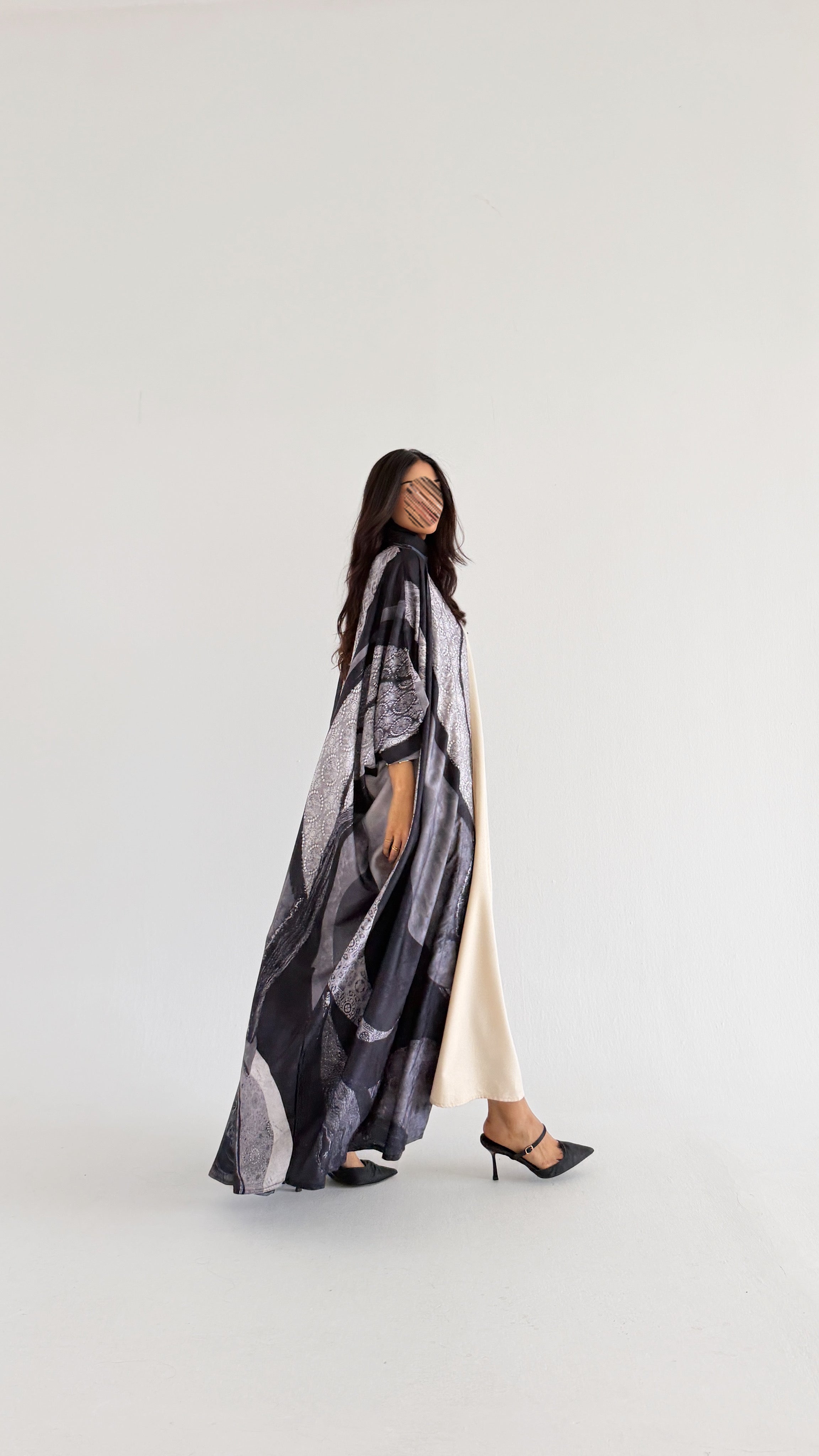 MWT1426 عباية طباعة | Printed Abaya - Aya