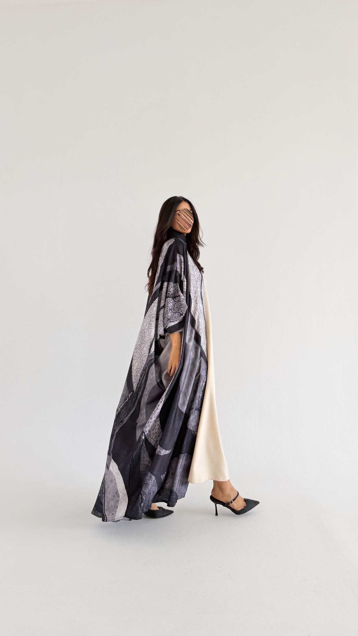 MWT1426 عباية طباعة | Printed Abaya - Aya
