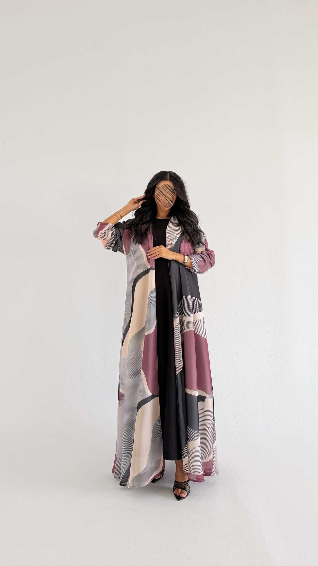 MWT2098 - Summer Printed Abaya | عباية صيفية طباعة - Aya