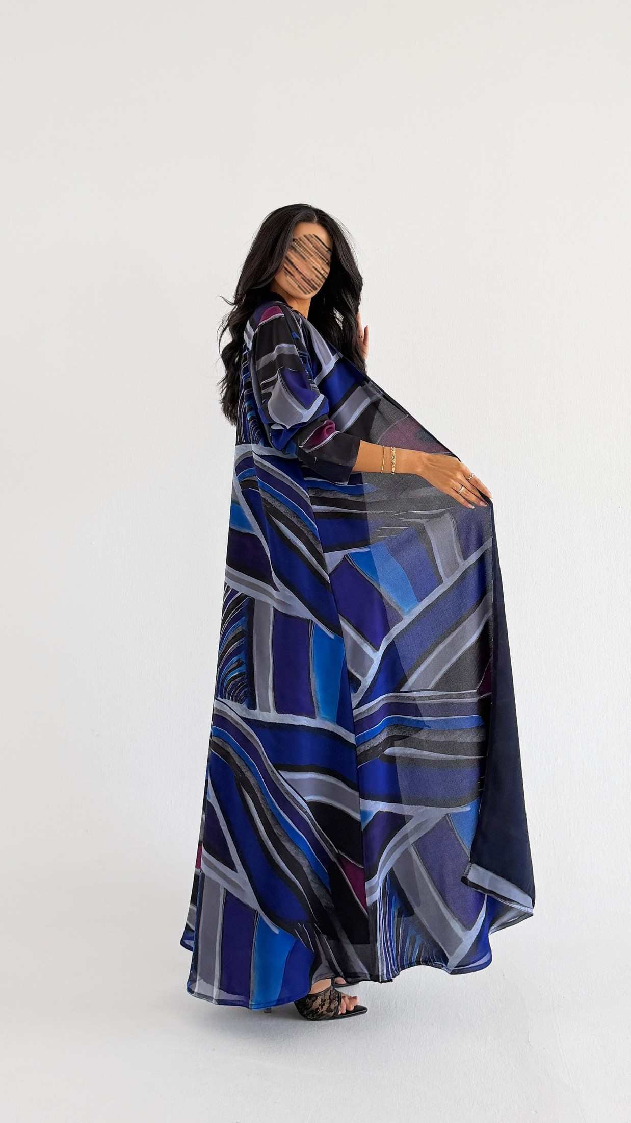 MWT2101 - Summer Printed Abaya | عباية صيفية طباعة - Aya