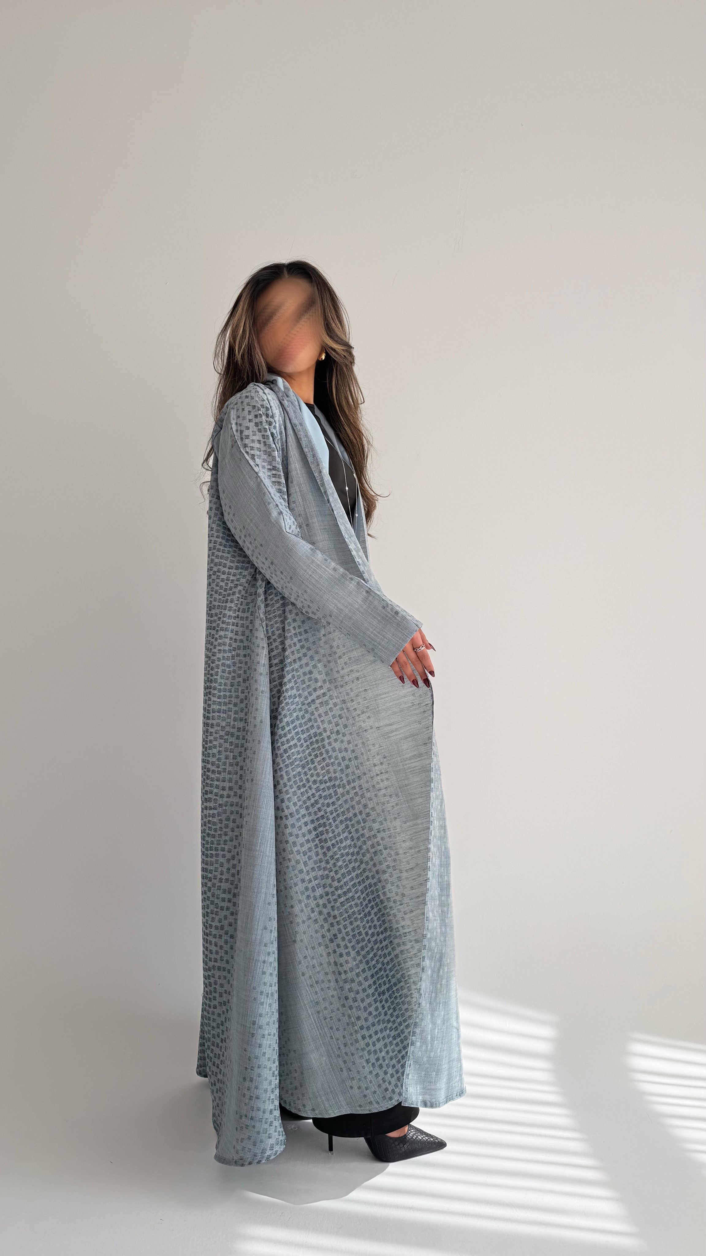 MWT718 - Tiffany linen abaya | عباية لنن - Aya