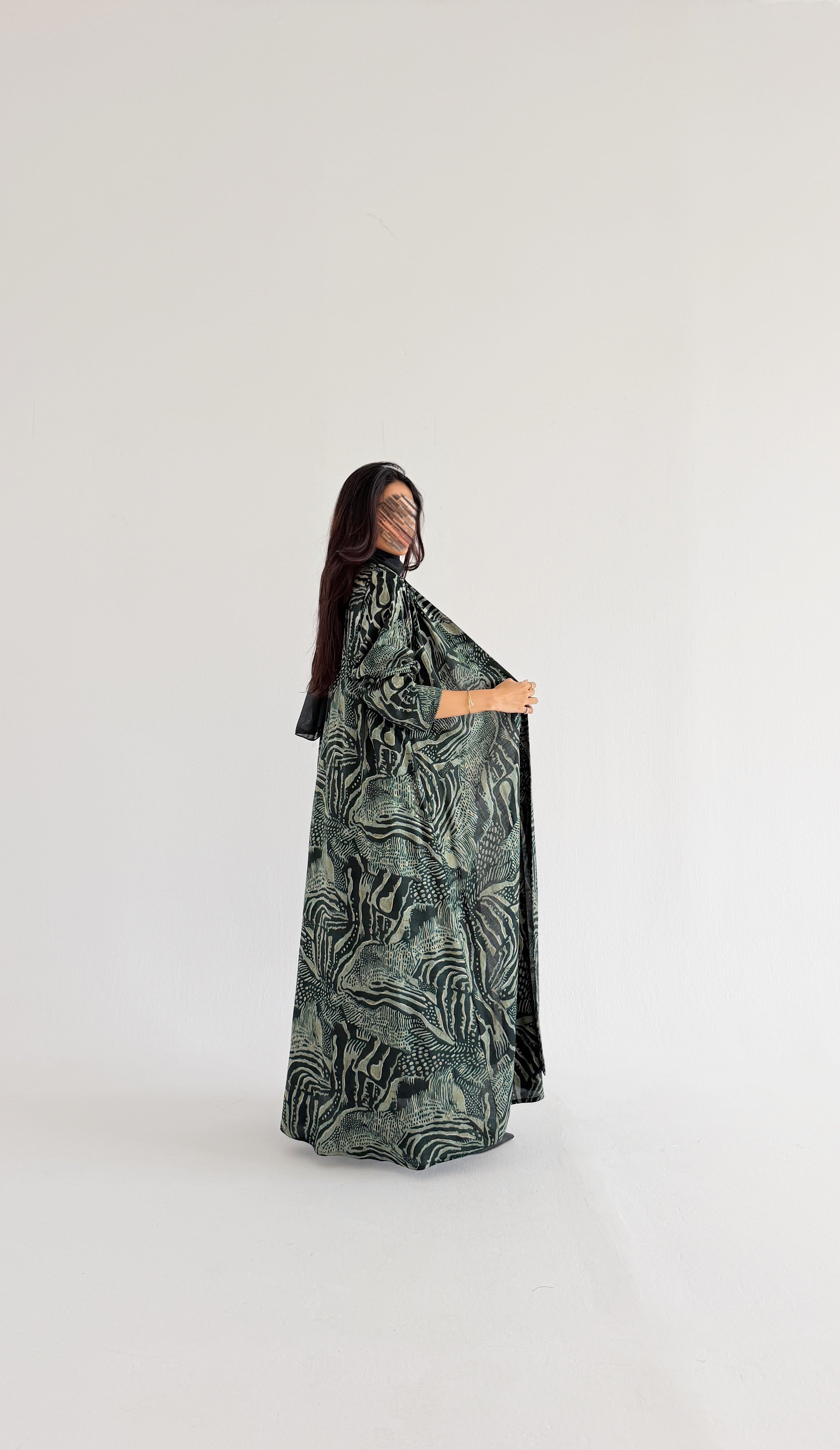 MWT2024 - عباية لنن صيفية | Summer linen abaya - Aya