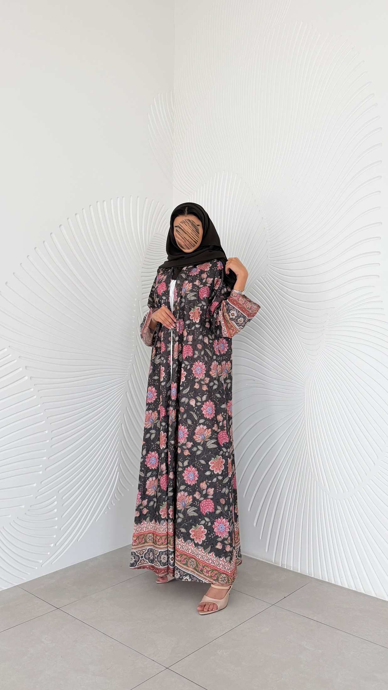 MWT2056 - عباية ركامة مشجرة - Aya