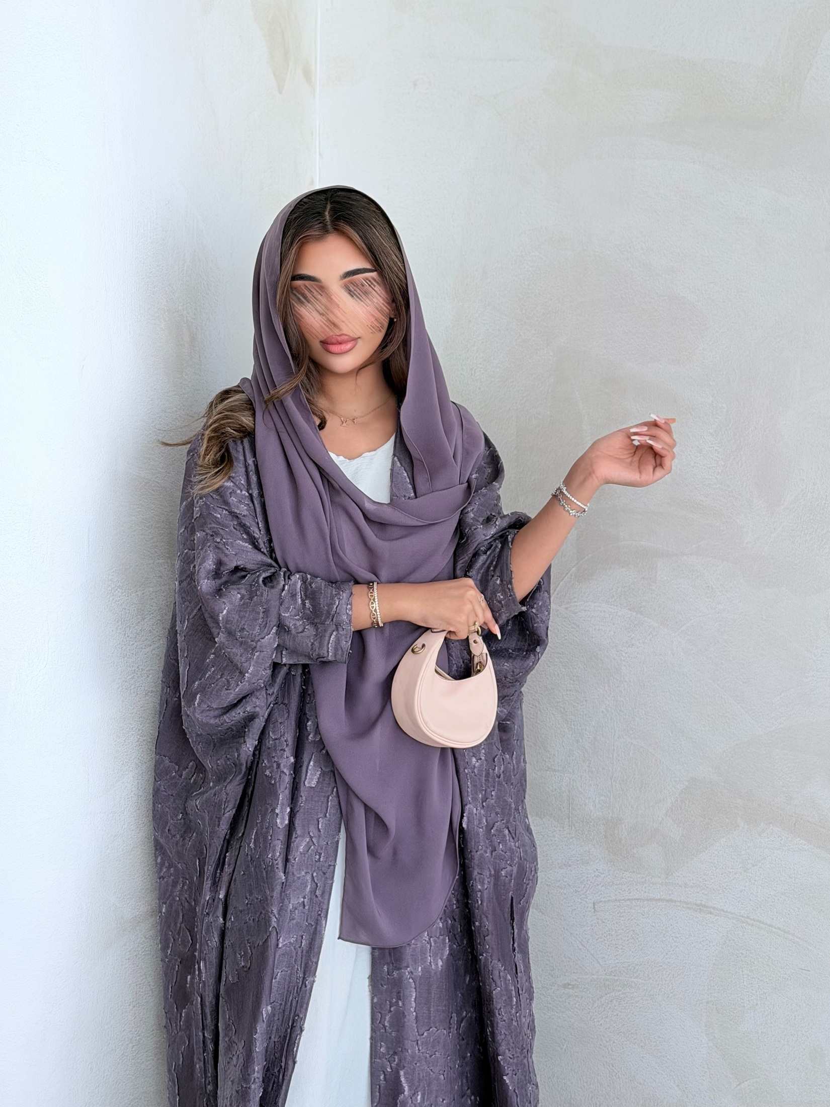 MWT2122 - عباية كريب يومية - Aya