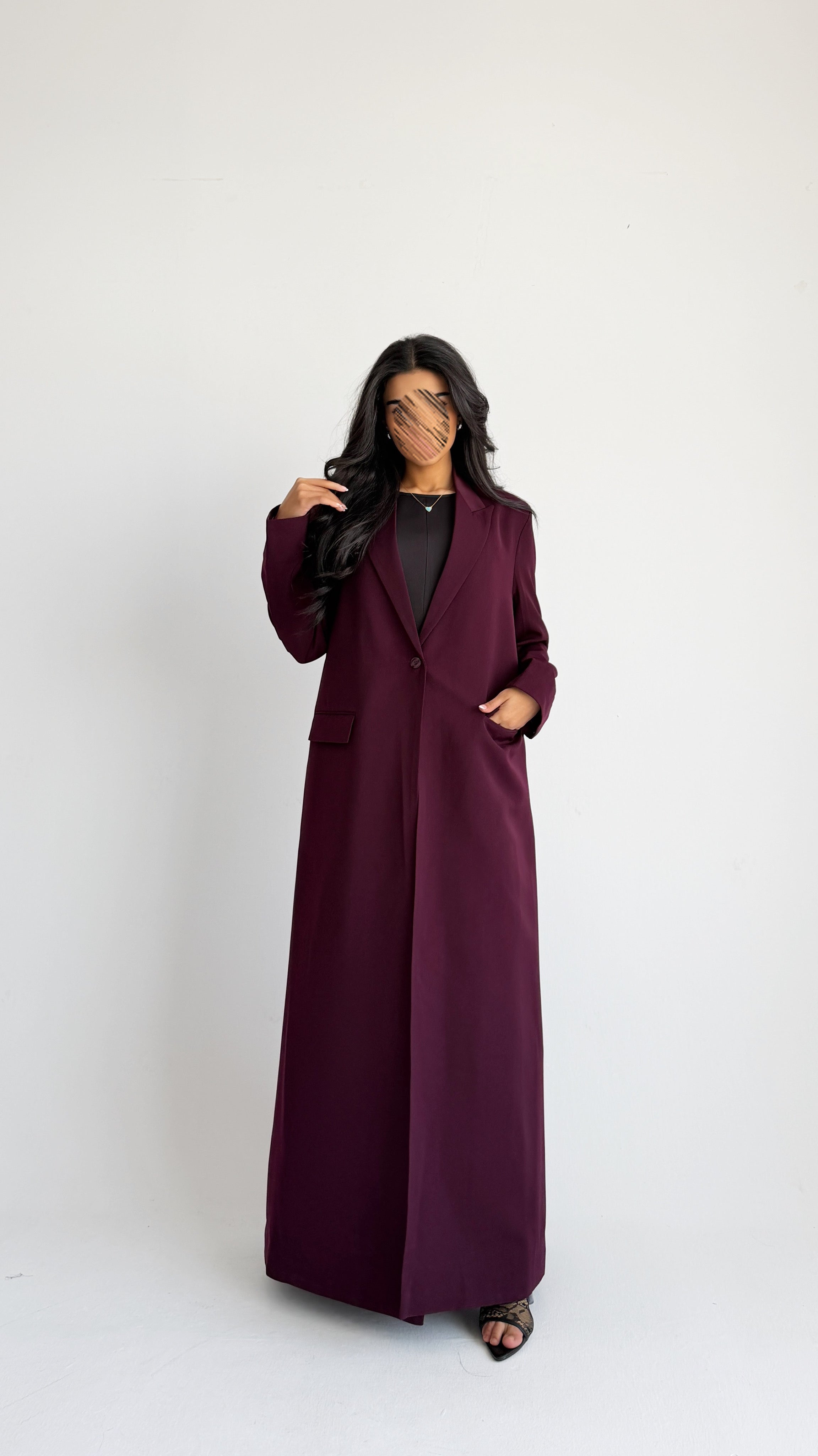 MWT1191 - عباية بليزر| Blazer Abaya