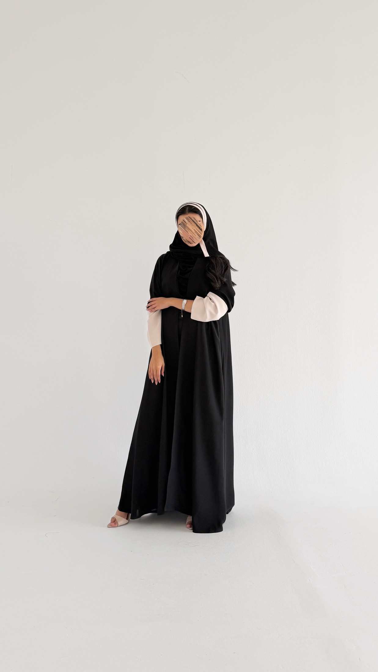 MW2170 - عبايه كريب راقيه وحصرية - Aya
