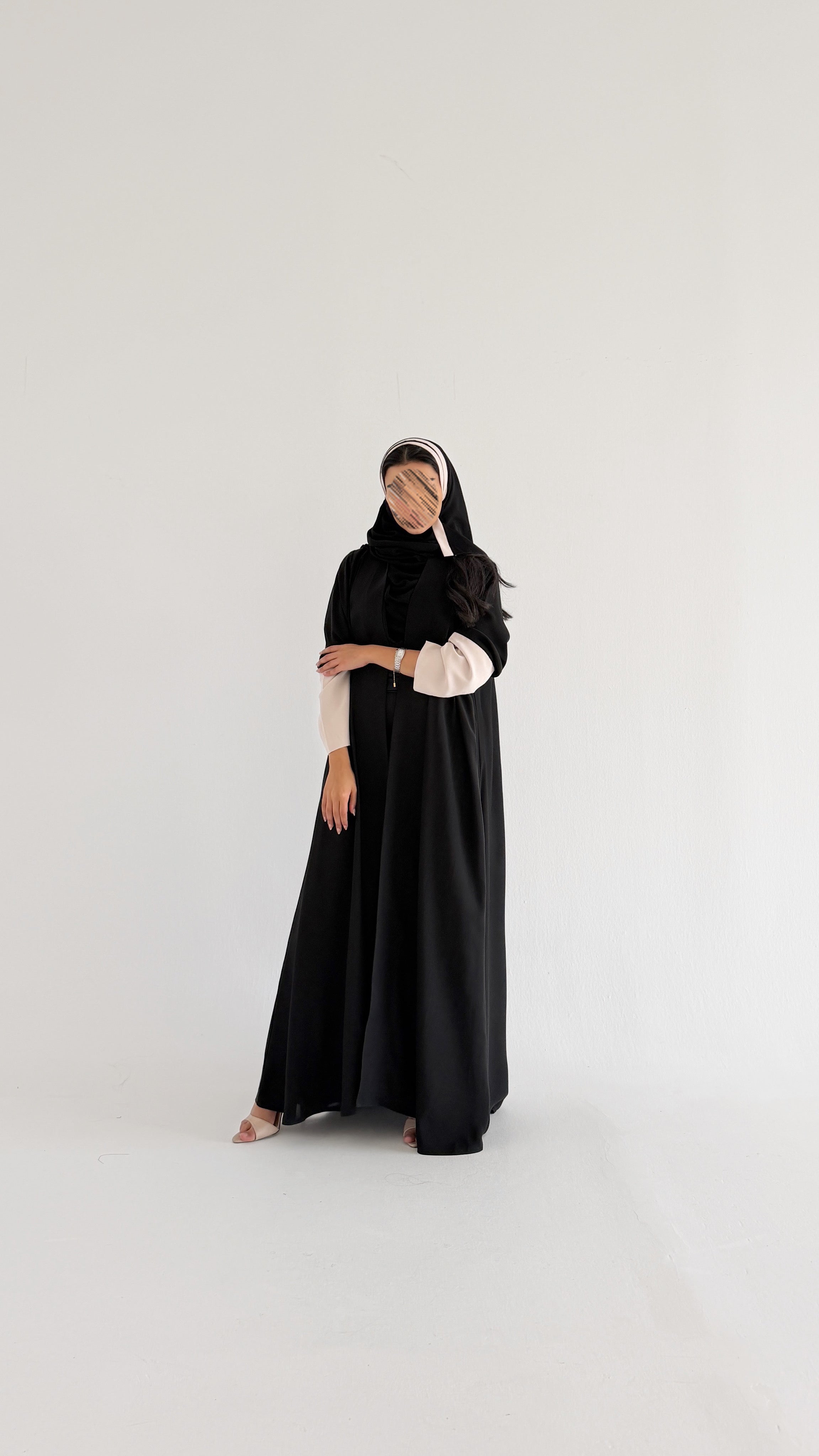 MW2170 - عبايه كريب راقيه وحصرية - Aya