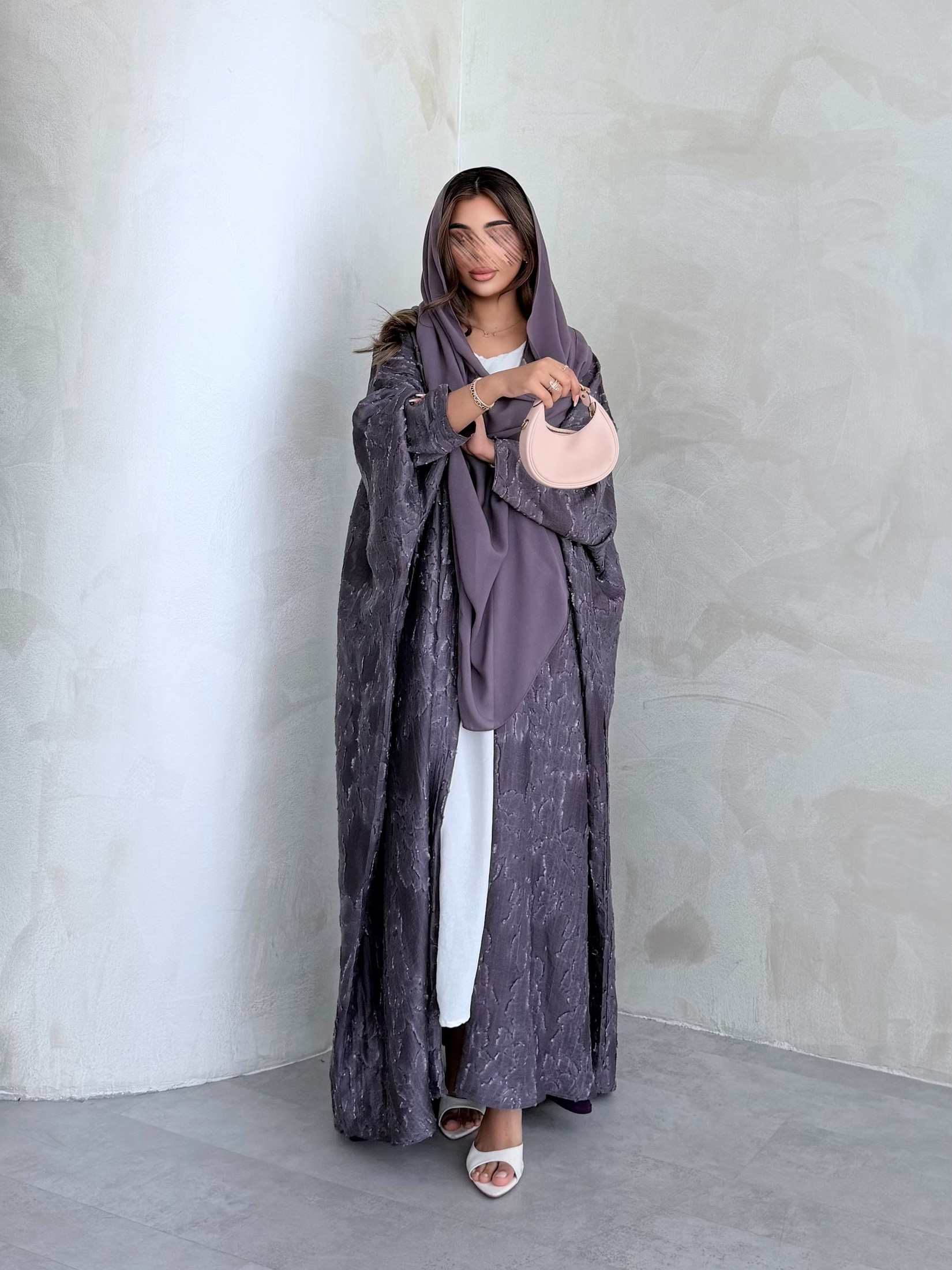 MWT2122 - عباية كريب يومية - Aya