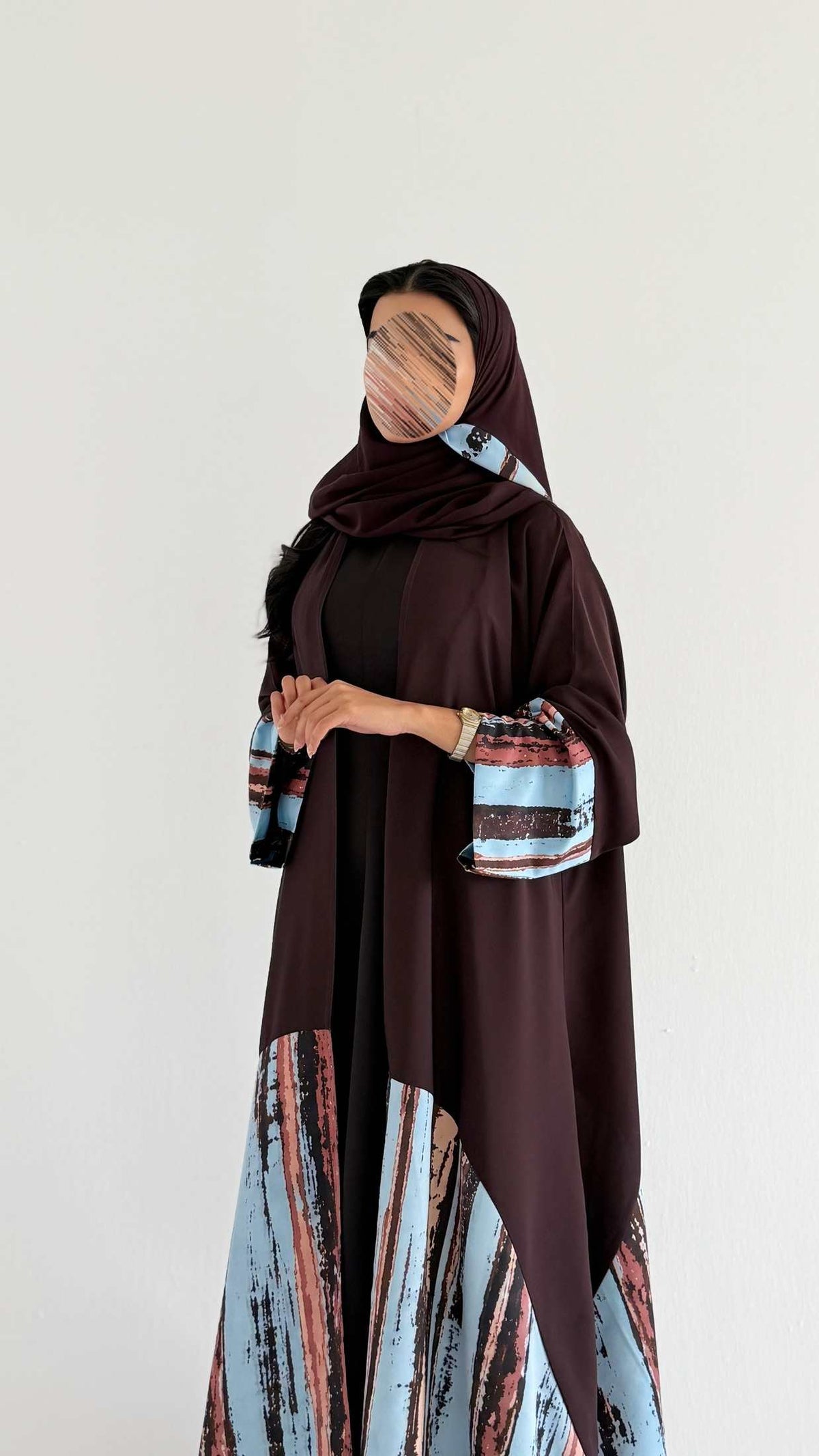 MWT1540 عباية طباعة | Printed Abaya - Aya