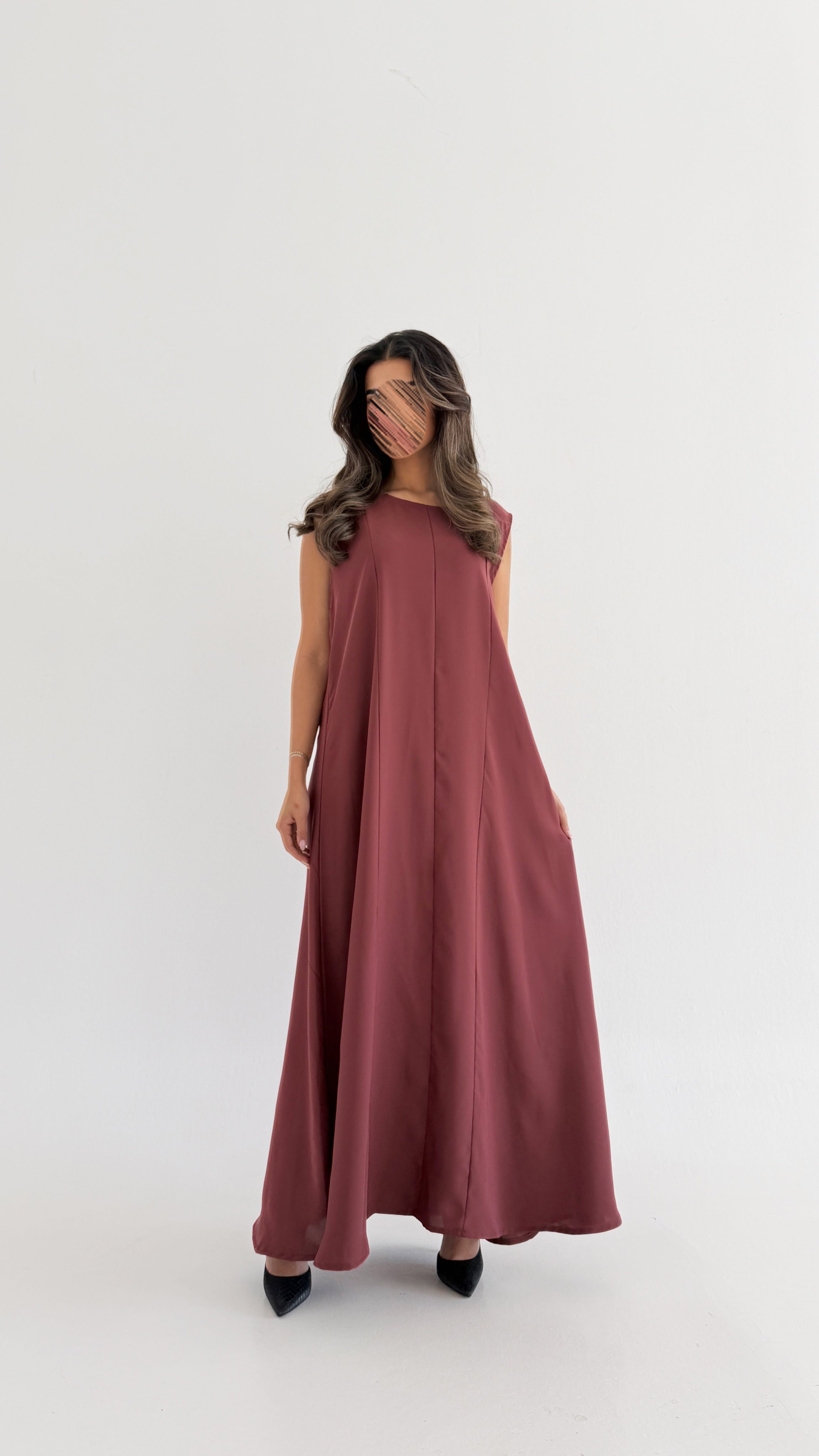 MW2017 - عباية كريب مع فستان كريب - Aya