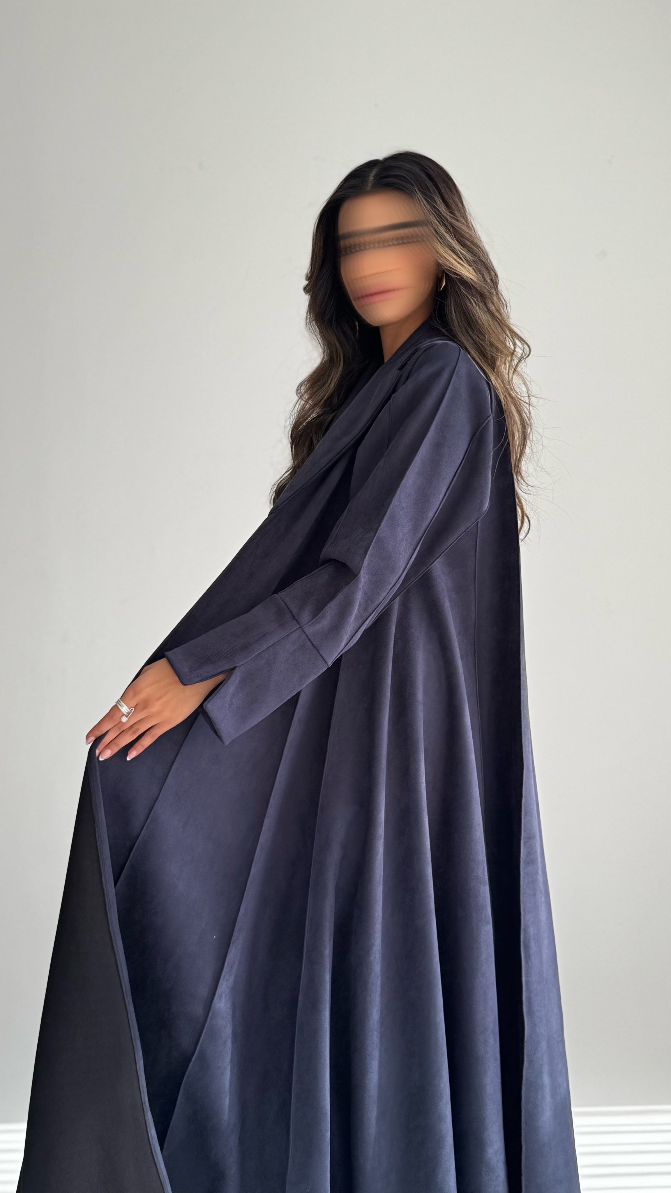 MWT844 - عباية بليزر شامواة | Blazer Abaya - Aya