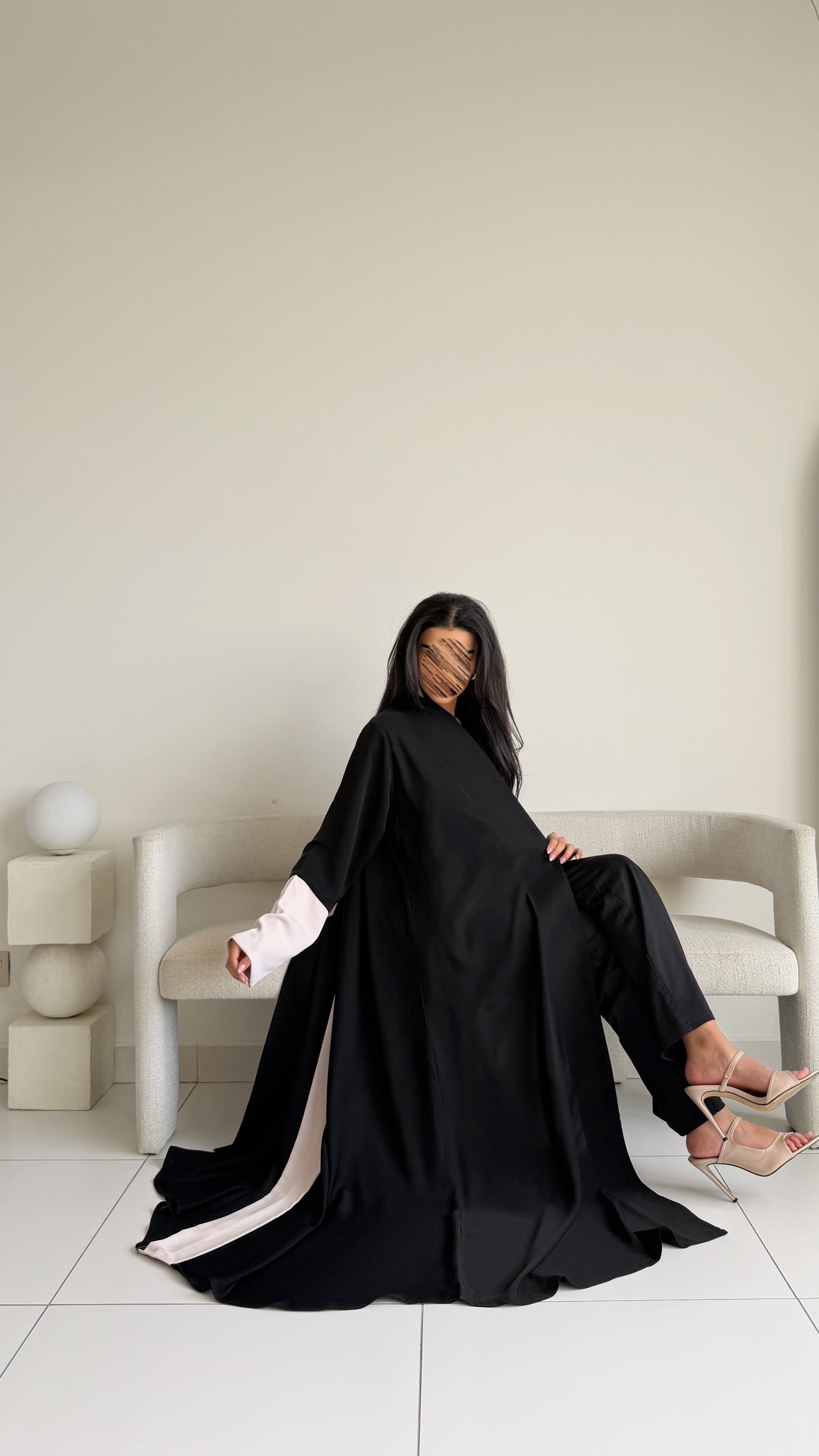 MW2170 - عبايه كريب راقيه وحصرية - Aya