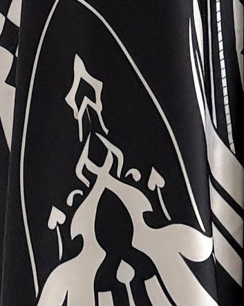 MWT1132 - عباية طباعة | Printed Abaya - Aya
