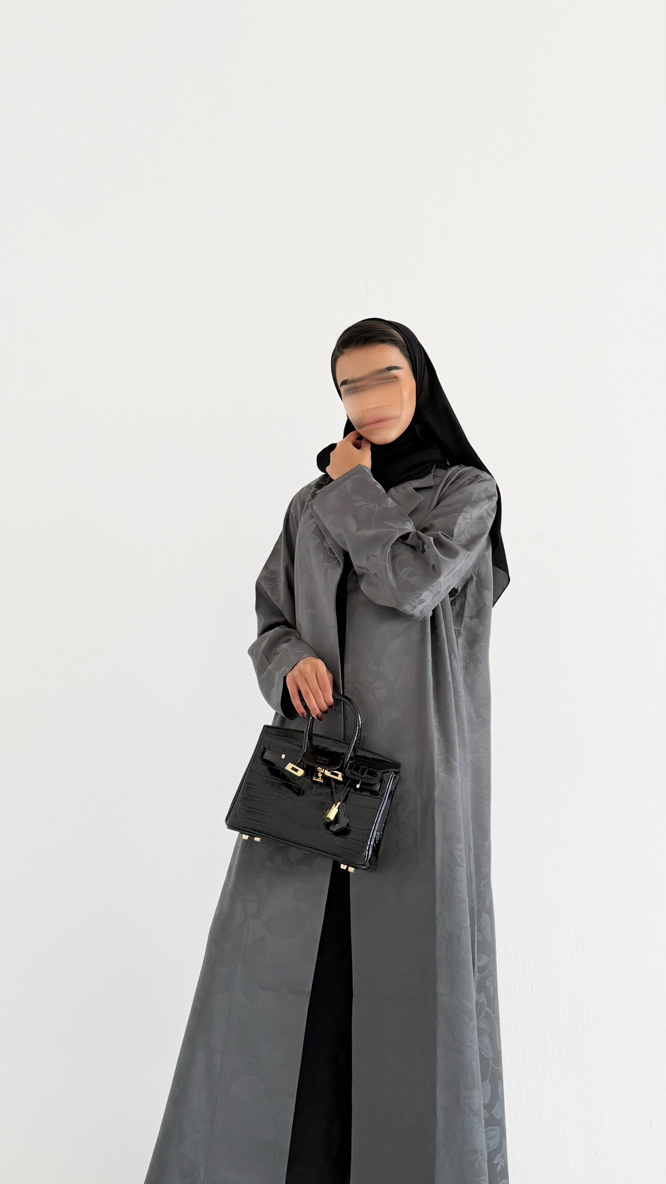 MWT862 - Printed Blazer Abaya