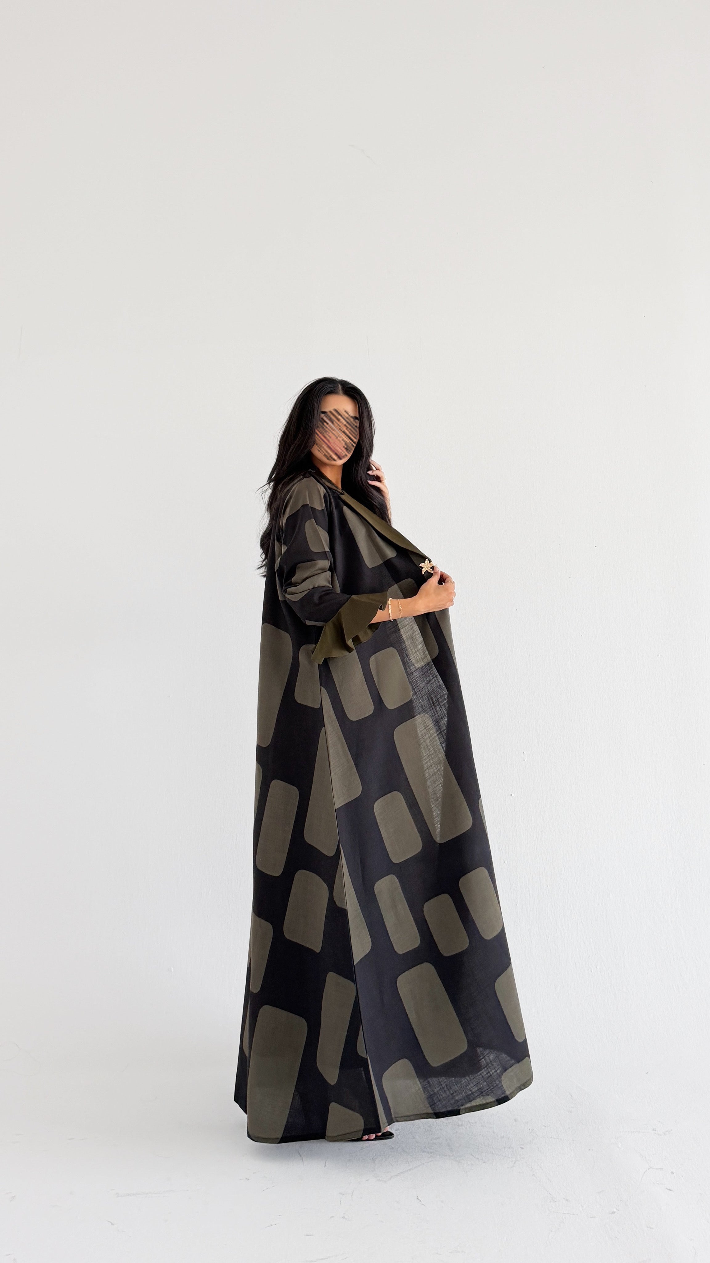 MWT1521 عباية طباعة | Printed Abaya