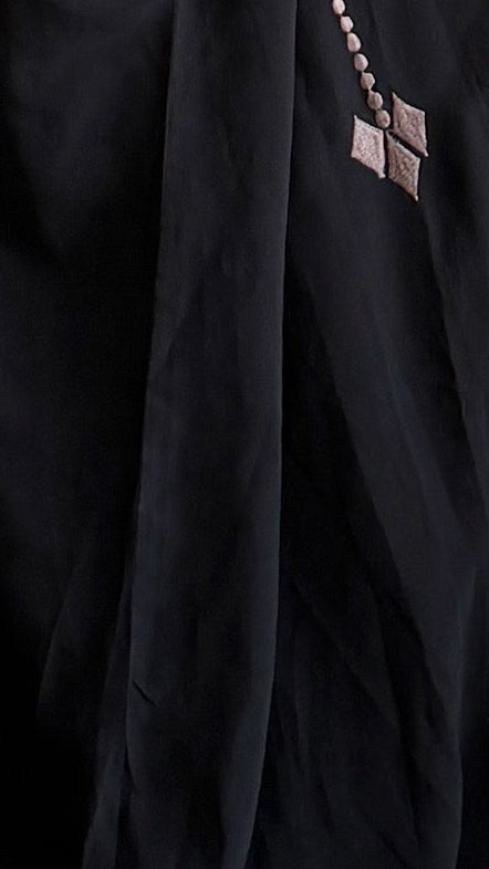 MWT1224 - عباية تطريز صيفي |Summer Embroidered Abaya - Aya