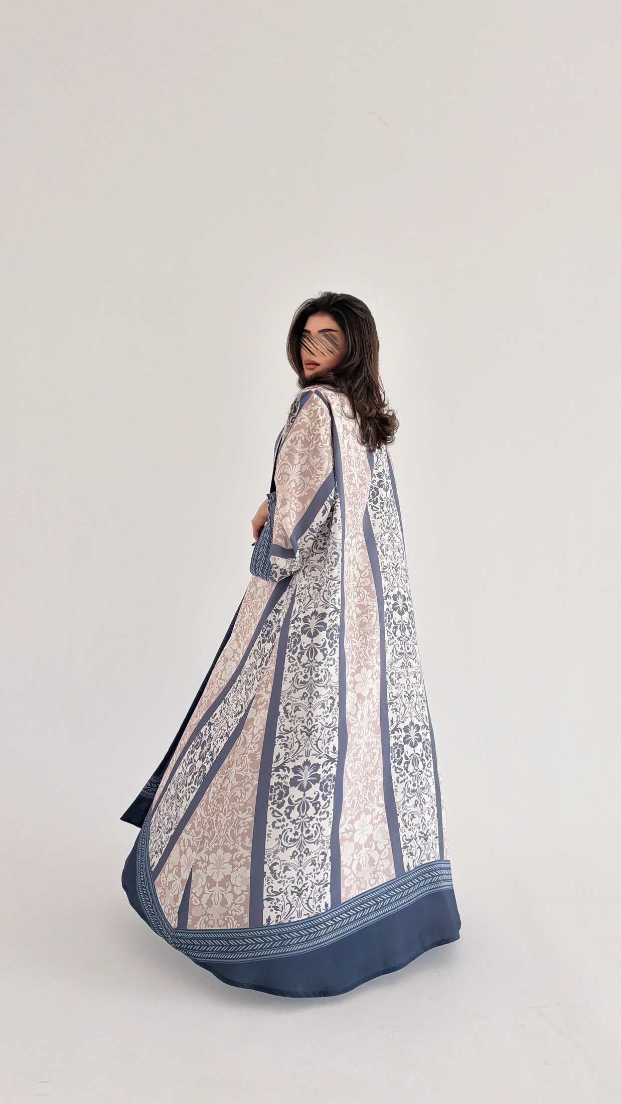 MWT1066 -عباية طباعة | Printed Abaya - Aya