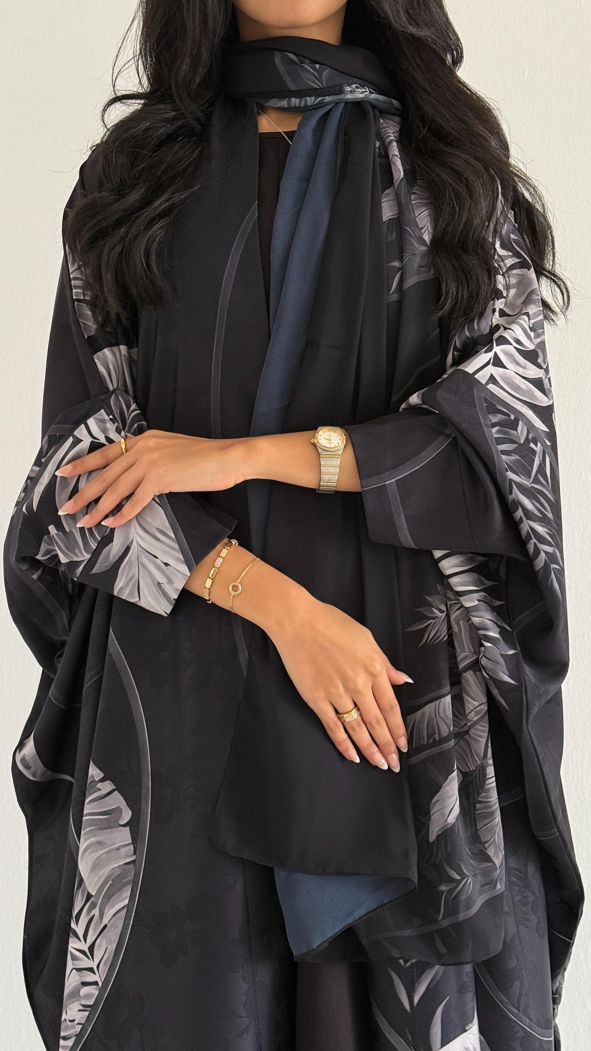 MWT1431 عباية طباعة | Printed Abaya - Aya