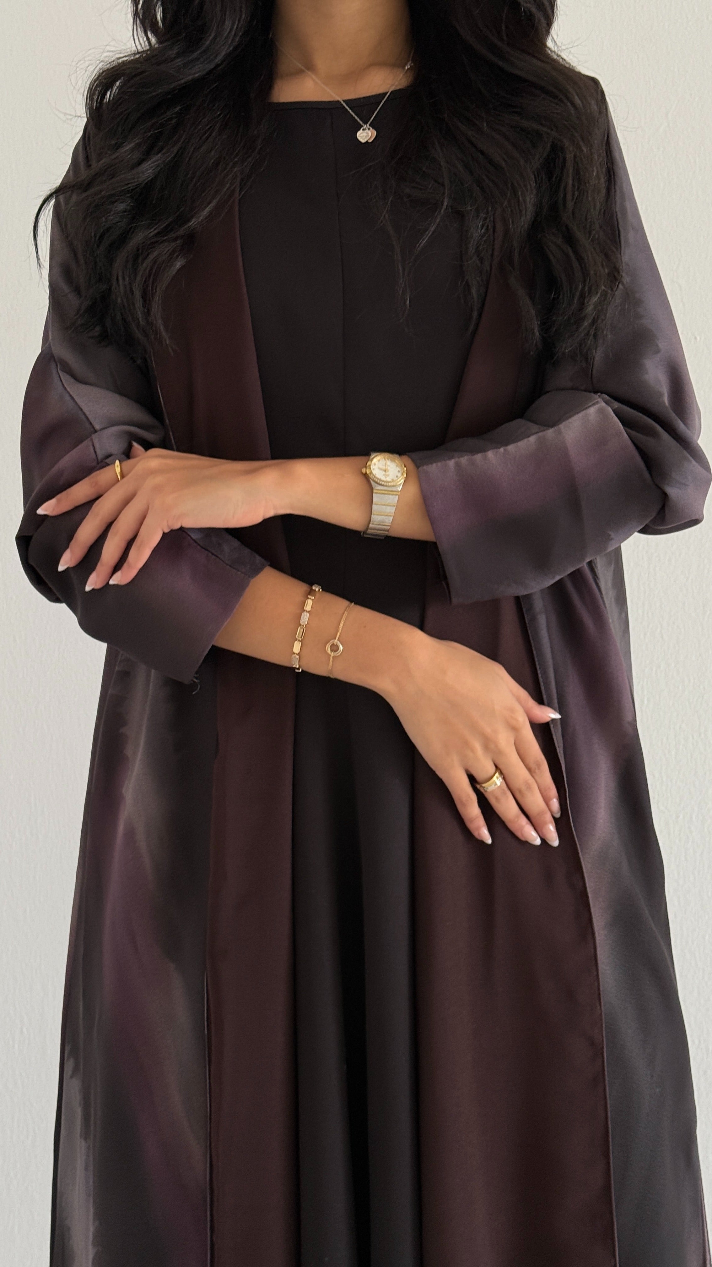 MWT2136 - عباية طباعة- Printed Abaya - Aya
