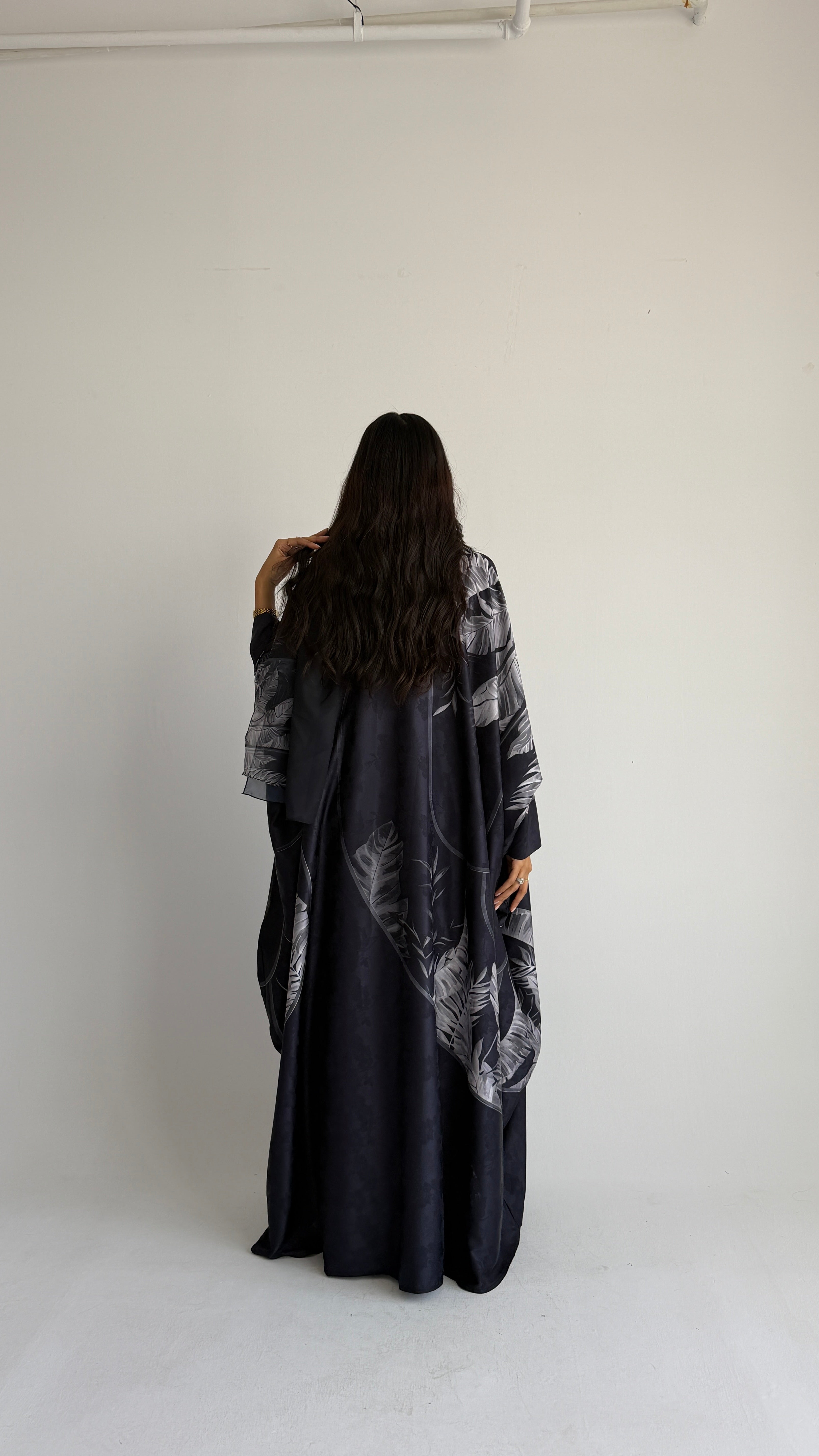 MWT1431 عباية طباعة | Printed Abaya - Aya