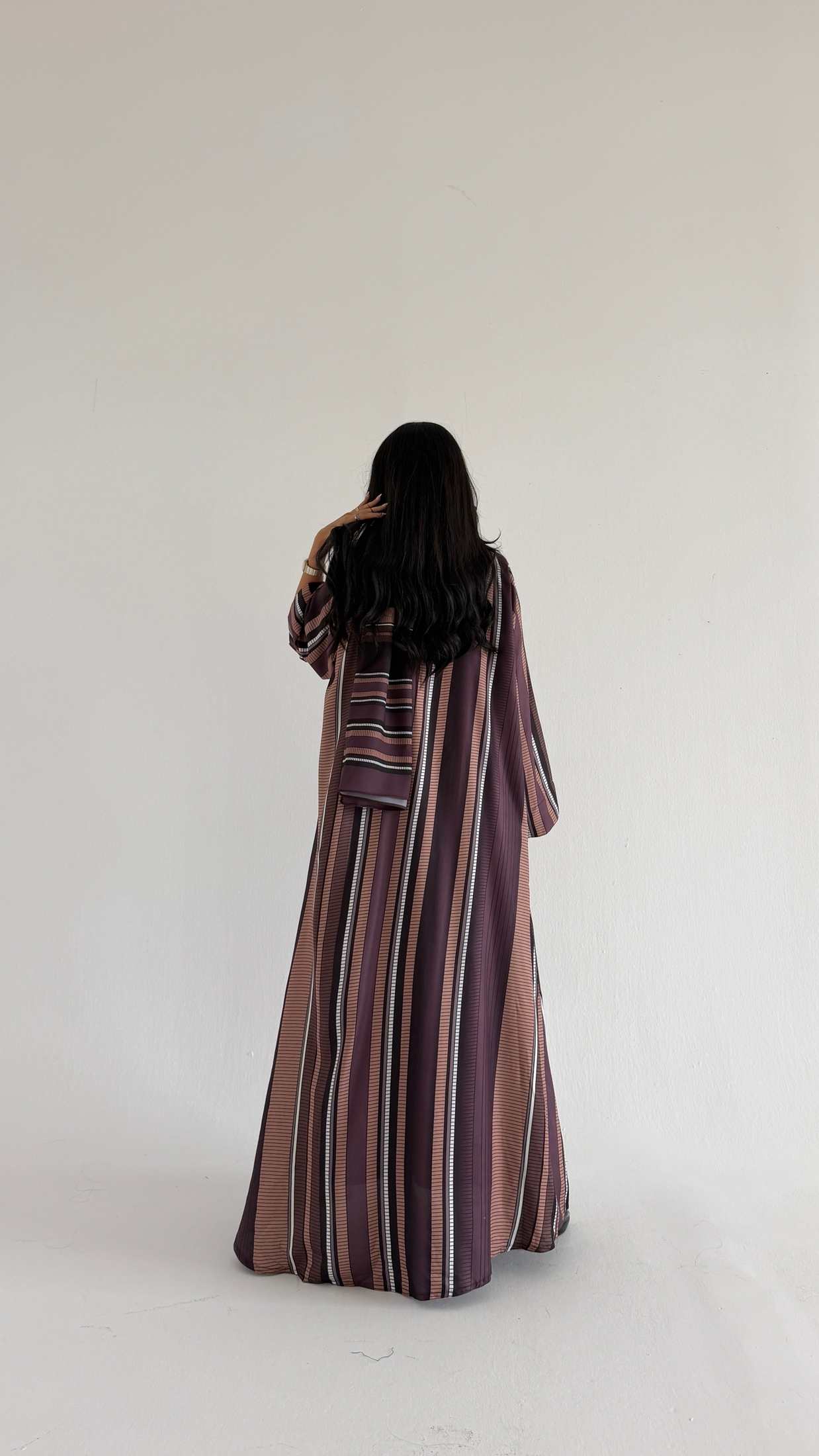 MWT1554 عباية طباعة | Printed Abaya - Aya