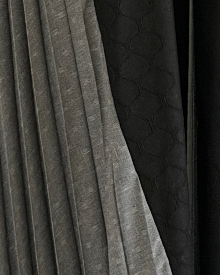 MW2071 - عباية كلوش مع اضافة شيكون مكسر في الجوانب - Aya