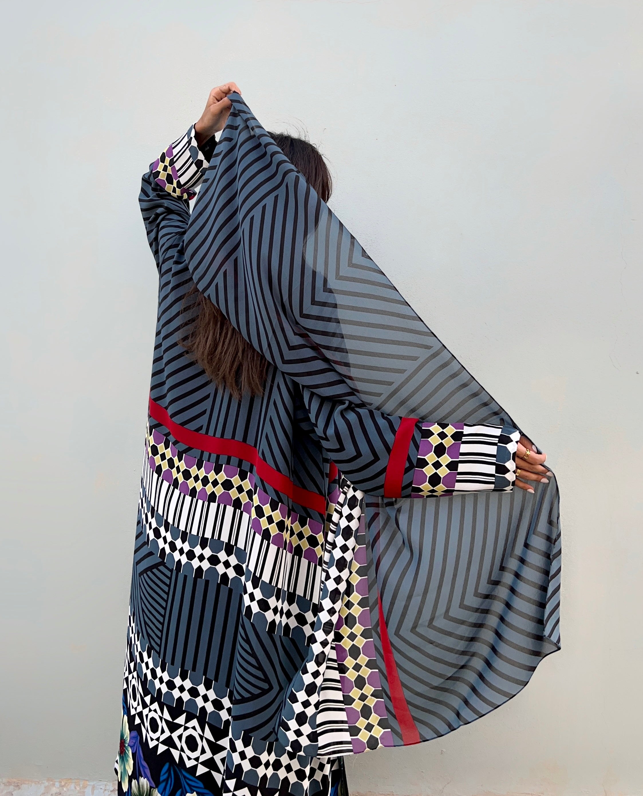 MWT459 - عباية طباعة - Aya
