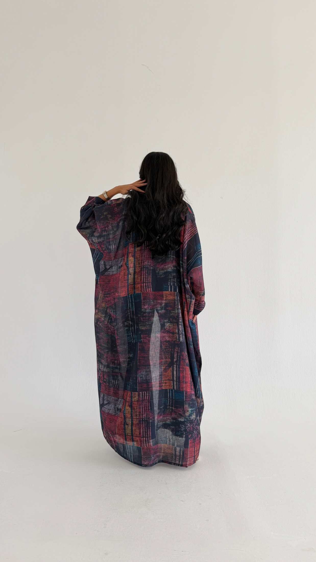 MWT1077 - عباية طباعة | Printed Abaya - Aya